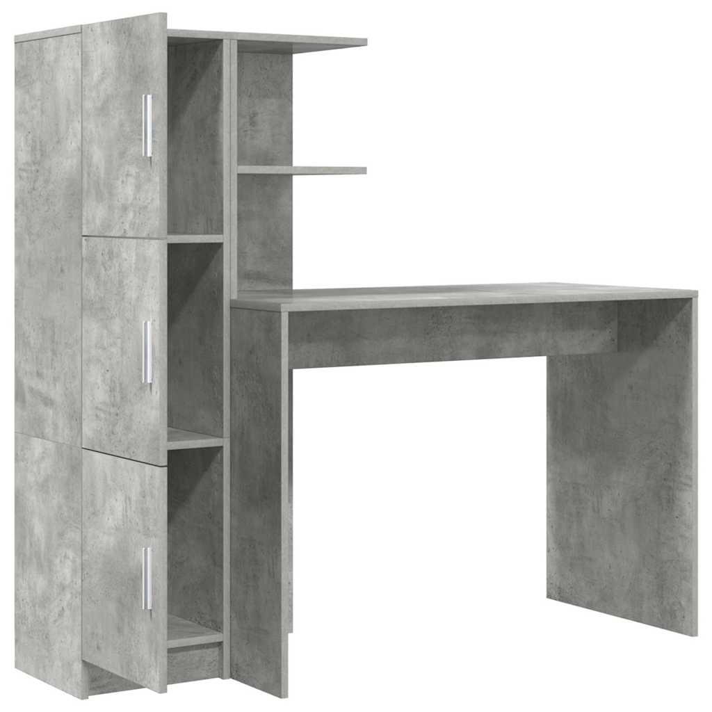 Bord Beton Grå 133,5 x 50 x 124 cm 2 stk.