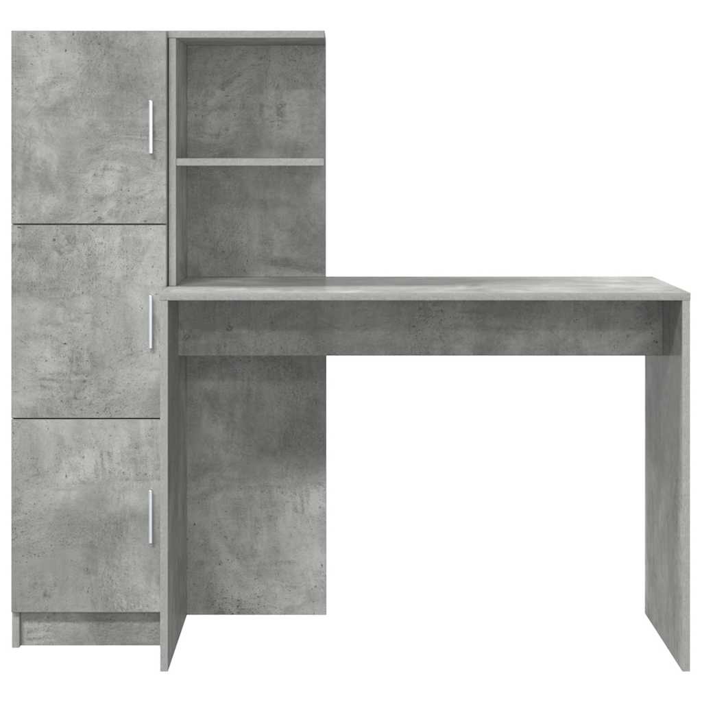 Bord Beton Grå 133,5 x 50 x 124 cm 2 stk.