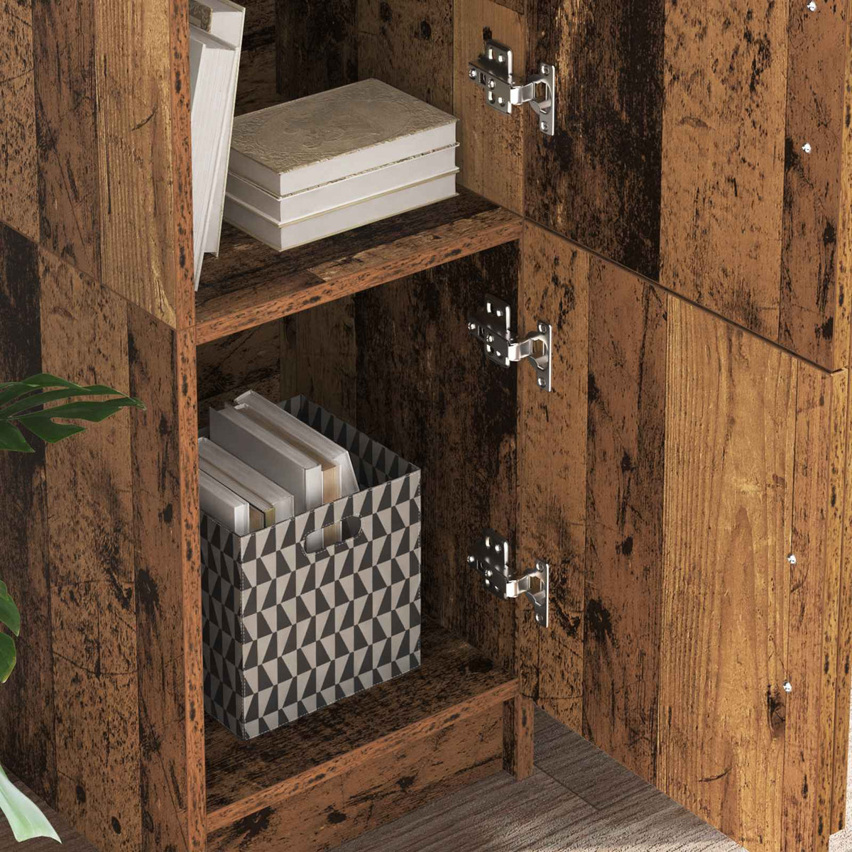 Bord Gammelt træ 133,5 x 50 x 124 cm 2 stk.