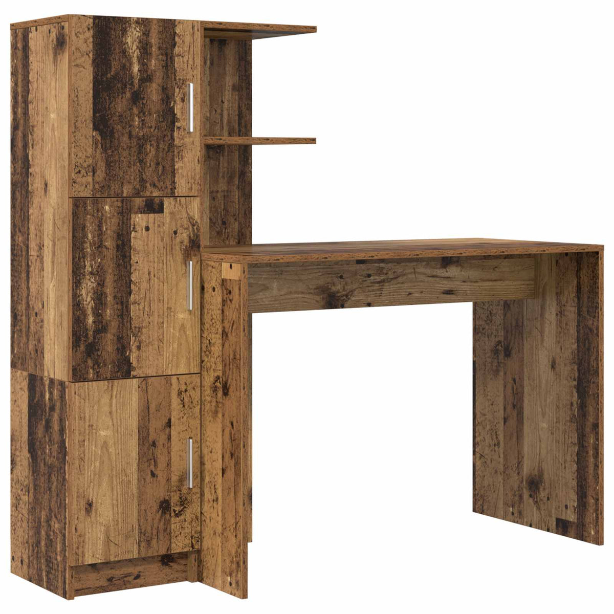 Bord Gammelt træ 133,5 x 50 x 124 cm 2 stk.