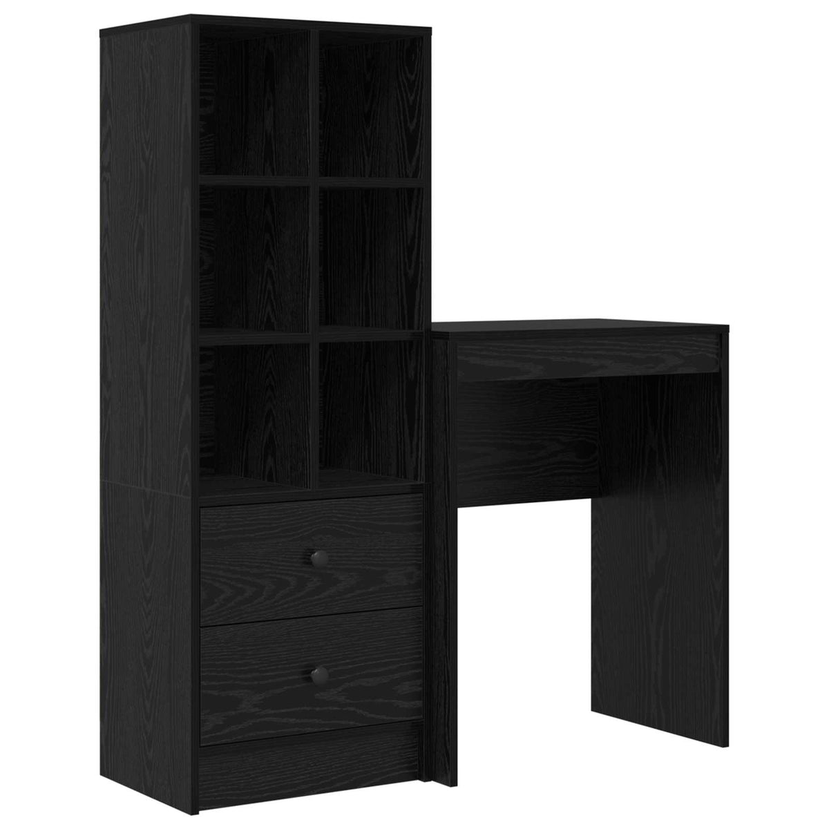Bord Sort eg 105,5 x 34 x 127 cm 2 stk.