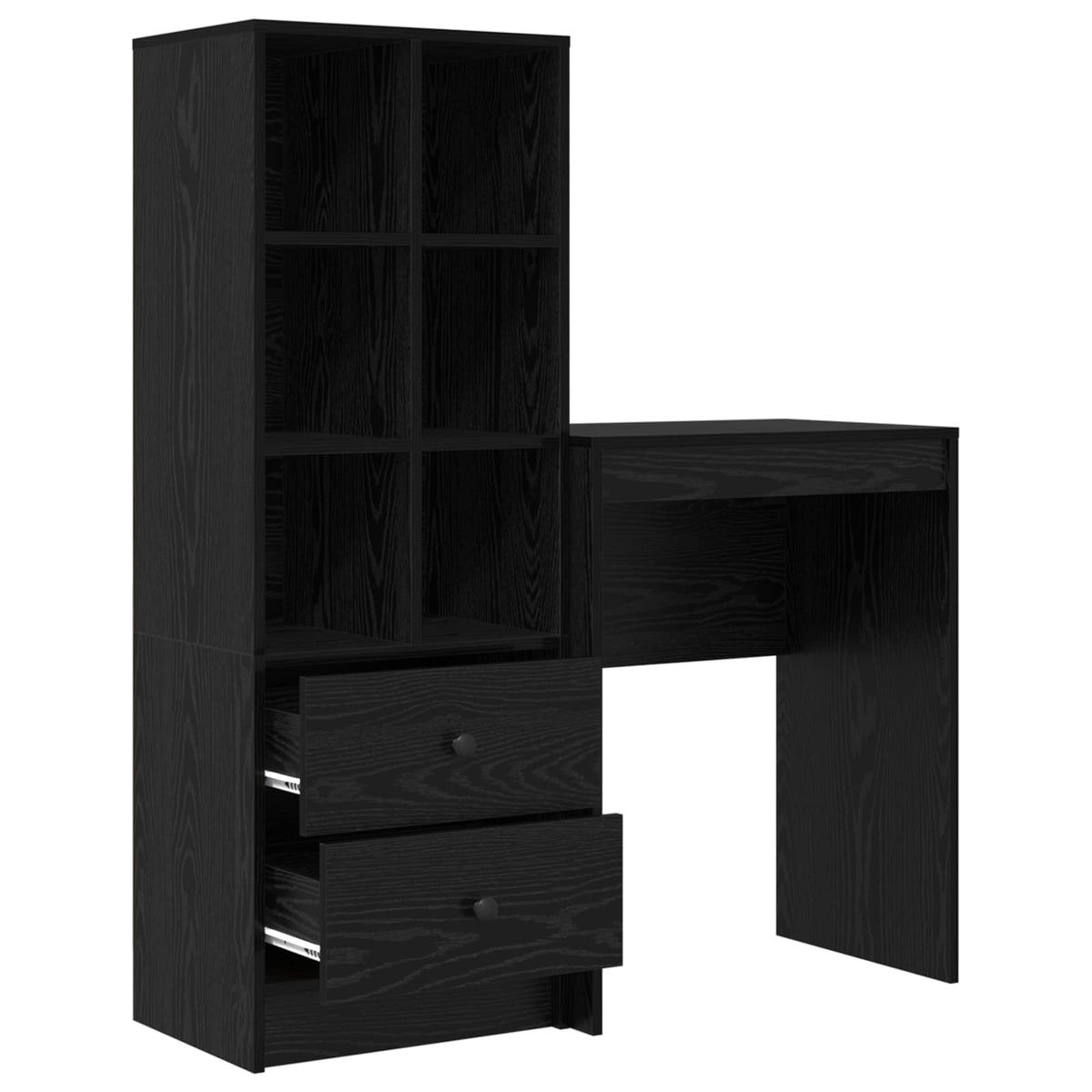 Bord Sort eg 105,5 x 34 x 127 cm 2 stk.