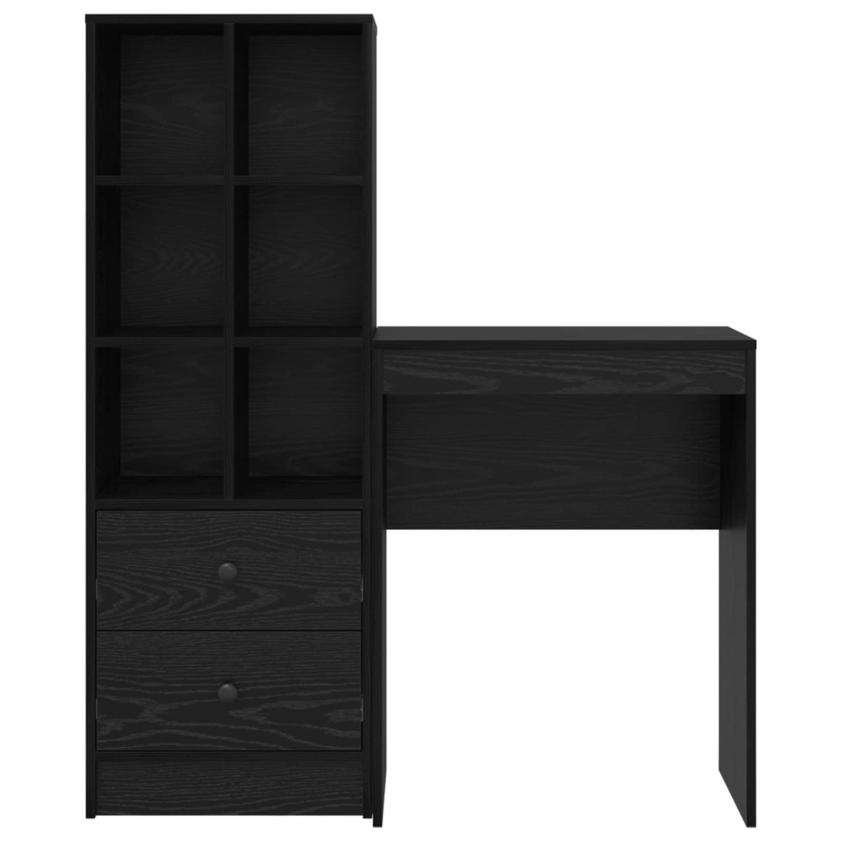 Bord Sort eg 105,5 x 34 x 127 cm 2 stk.