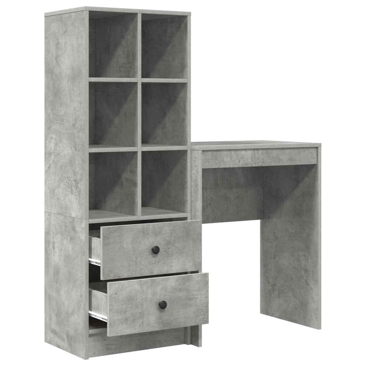 Bord Beton Grå 105,5 x 34 x 127 cm 2 stk.