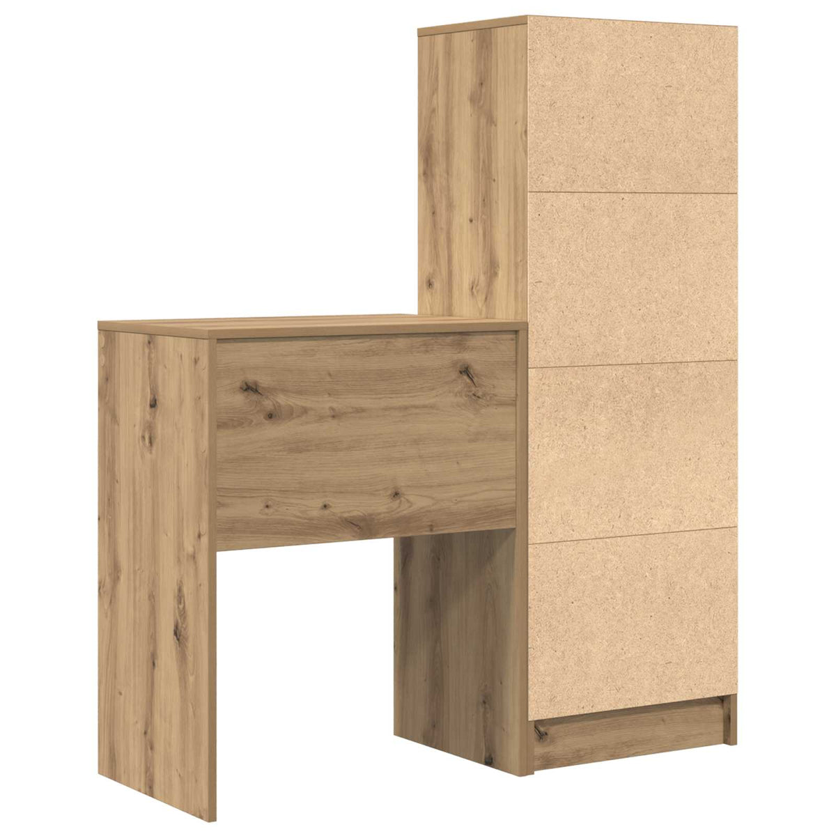 Bord Artisan Egetræ 105,5 x 34 x 127 cm 2 stk.