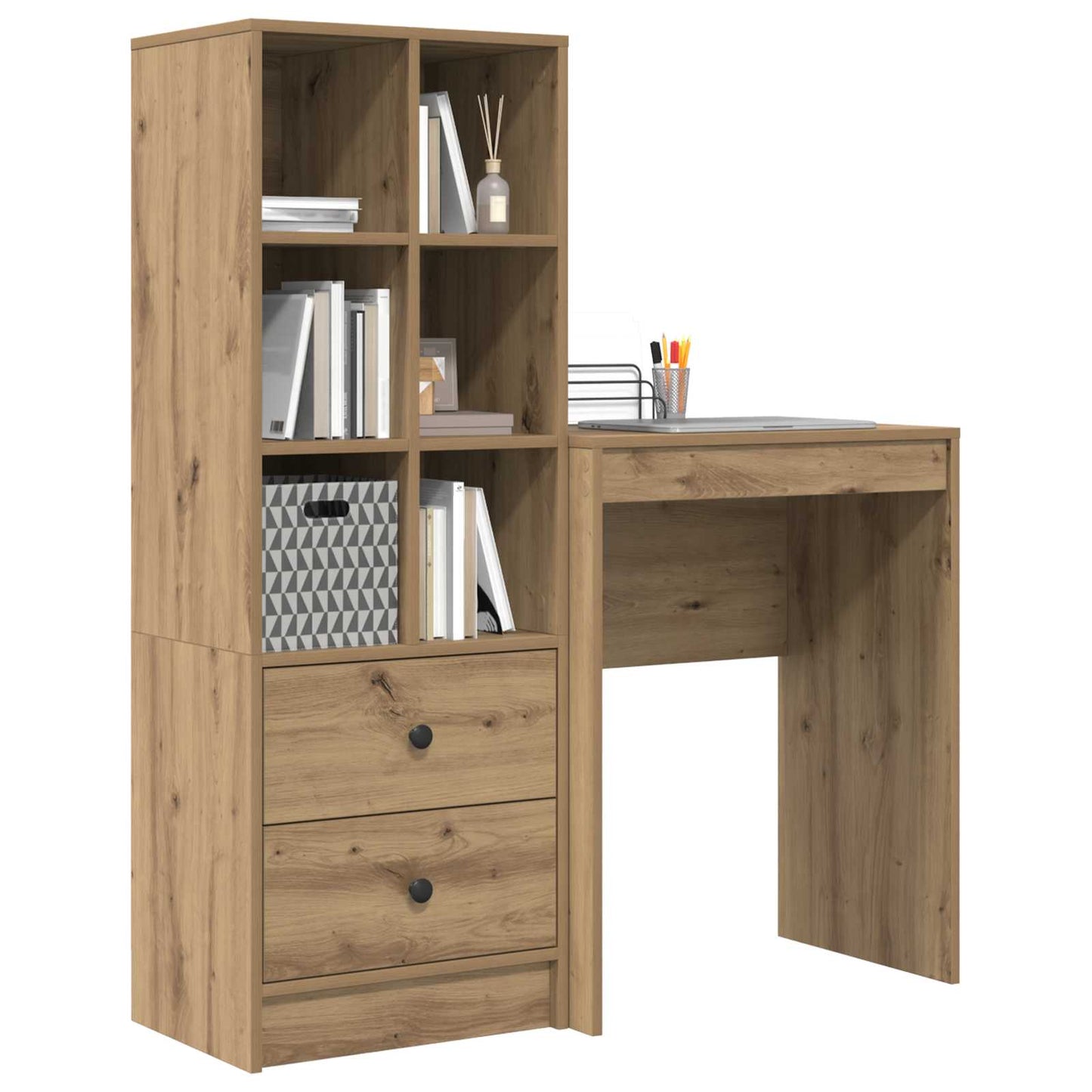 Bord Artisan Egetræ 105,5 x 34 x 127 cm 2 stk.