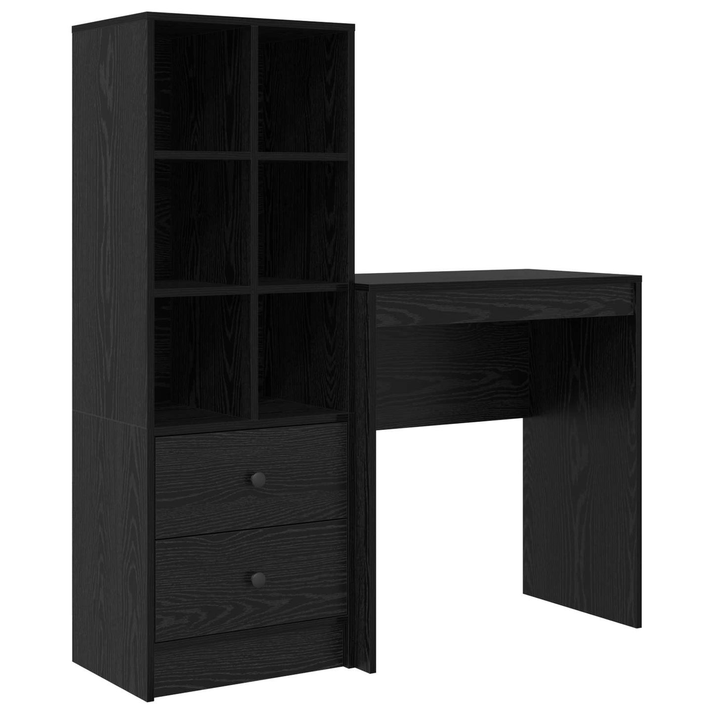 Bord Sort eg 115,5 x 40 x 127 cm 2 stk.