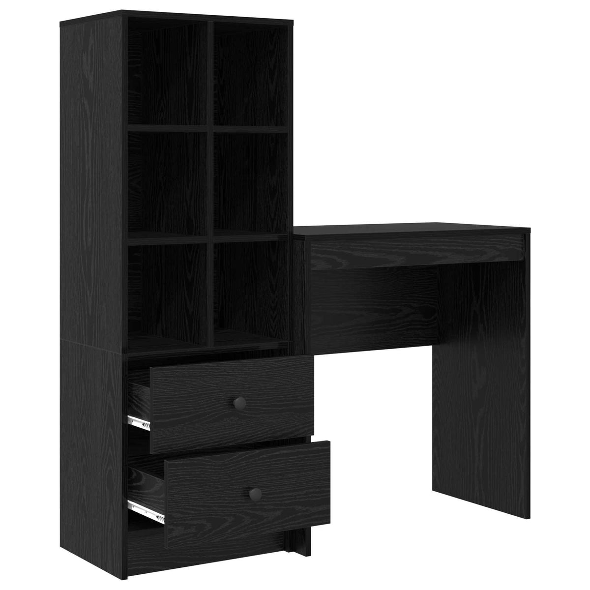 Bord Sort eg 115,5 x 40 x 127 cm 2 stk.