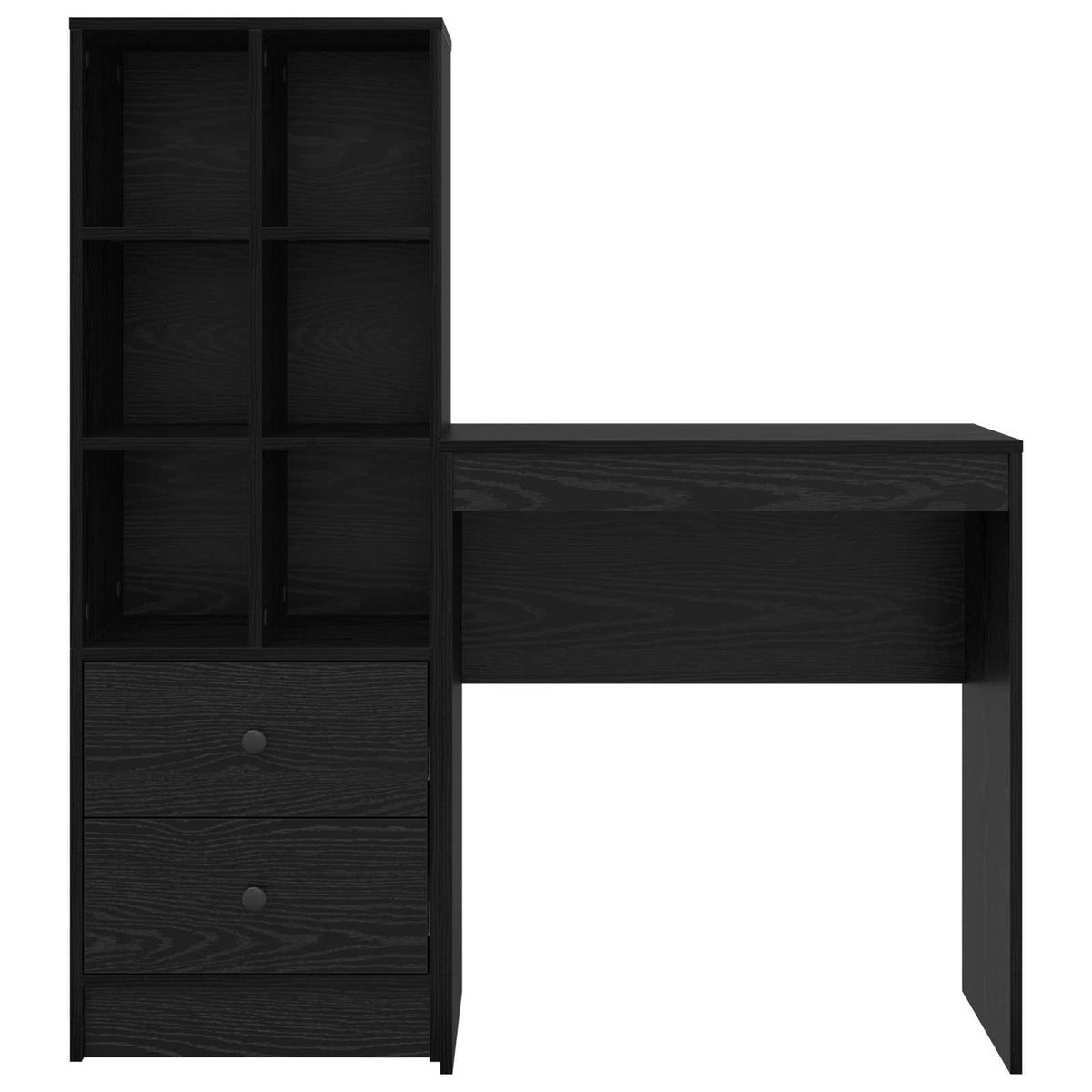 Bord Sort eg 115,5 x 40 x 127 cm 2 stk.
