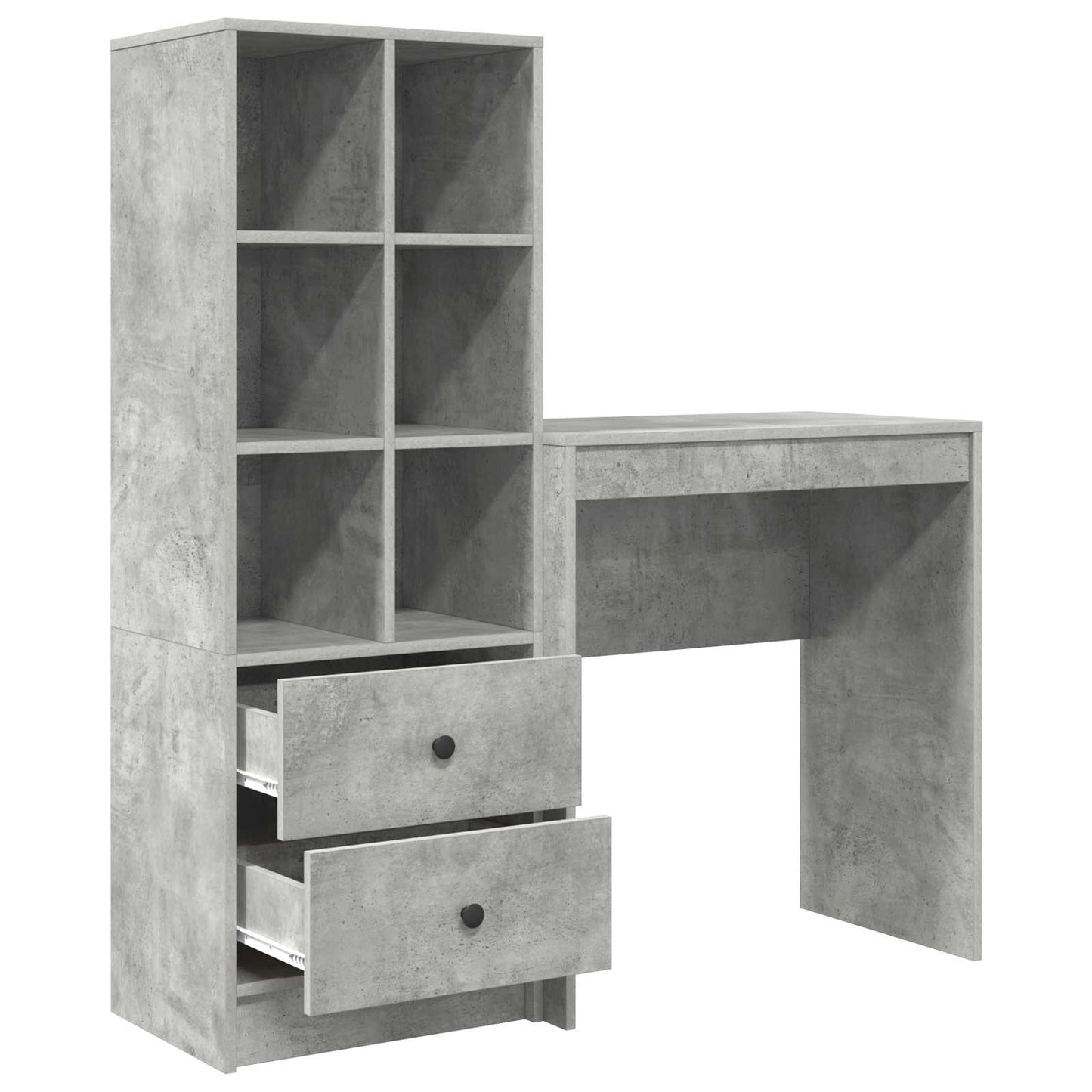 Bord Beton Grå 115,5 x 40 x 127 cm 2 stk.