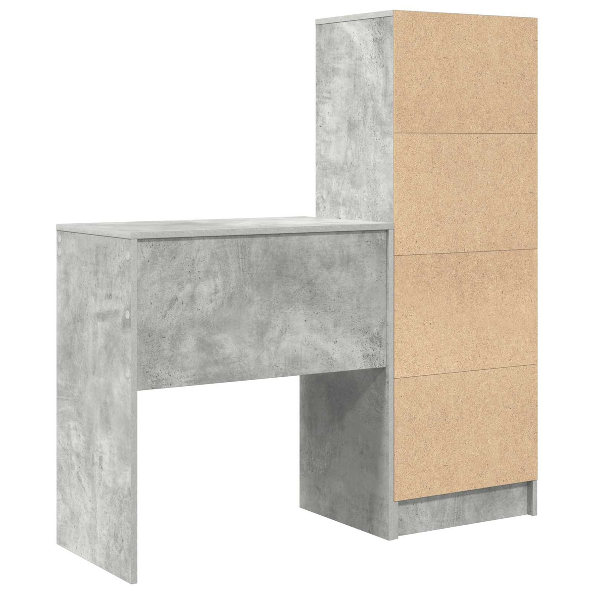 Bord Beton Grå 115,5 x 40 x 127 cm 2 stk.