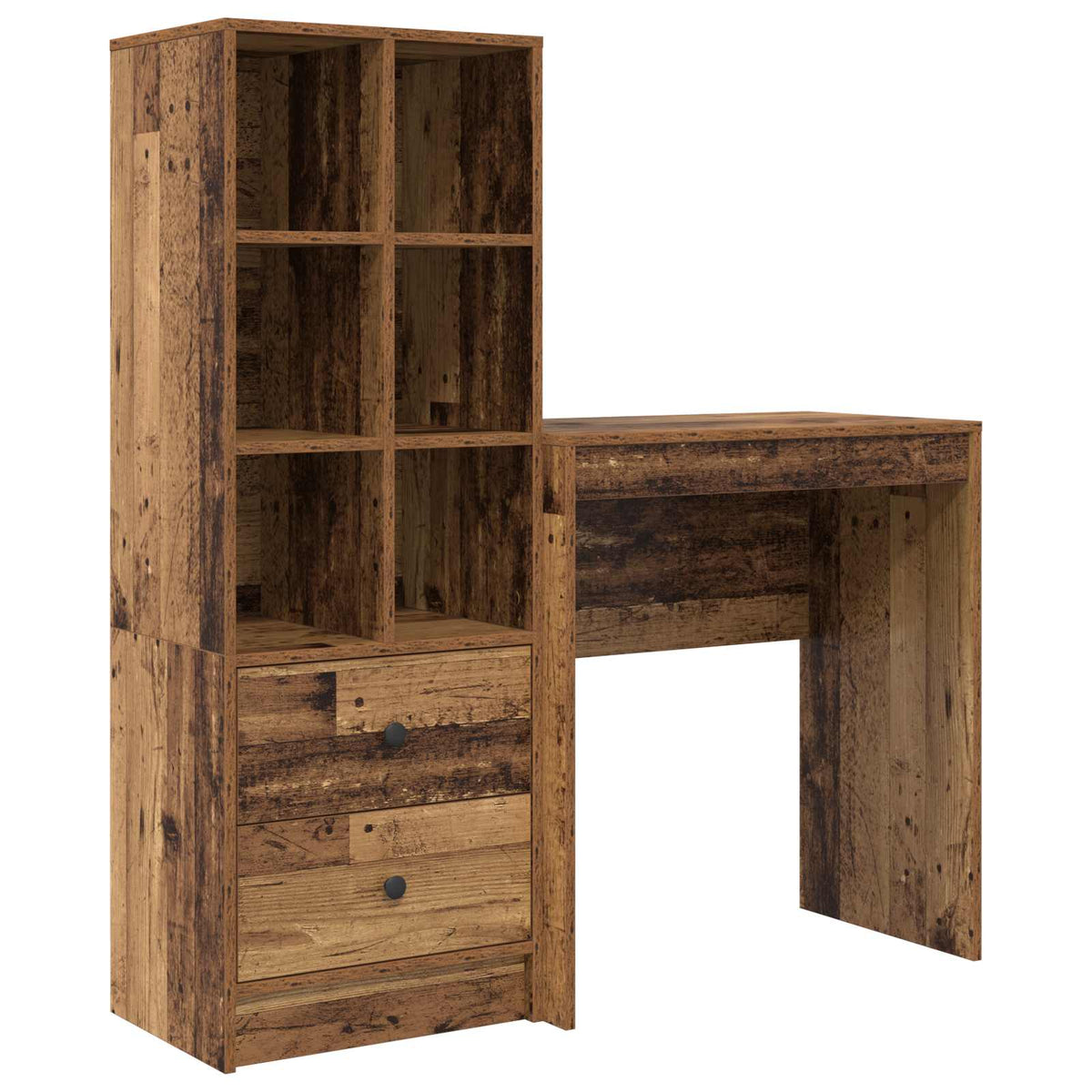 Bord Gammelt træ 115,5 x 40 x 127 cm 2 stk.