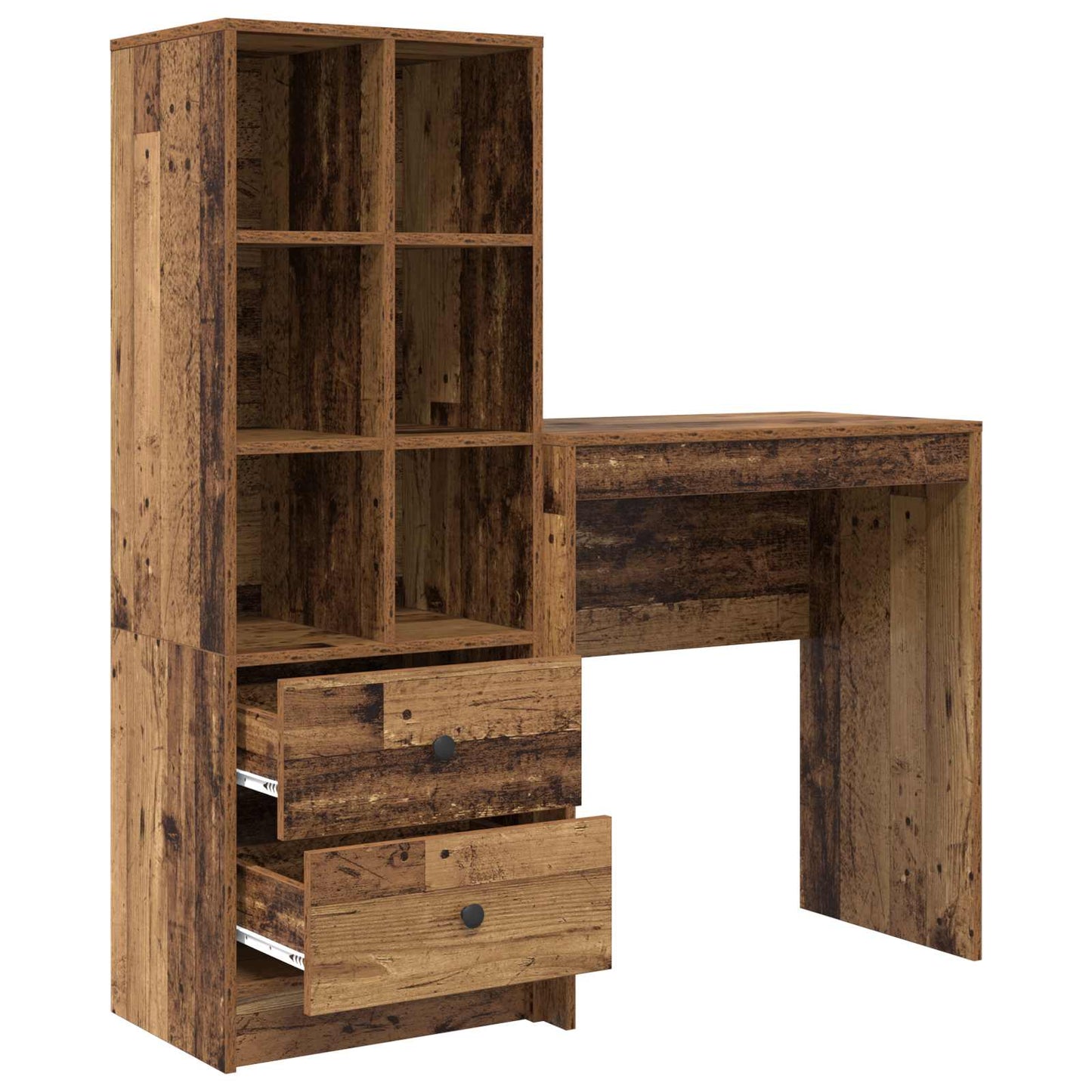 Bord Gammelt træ 115,5 x 40 x 127 cm 2 stk.
