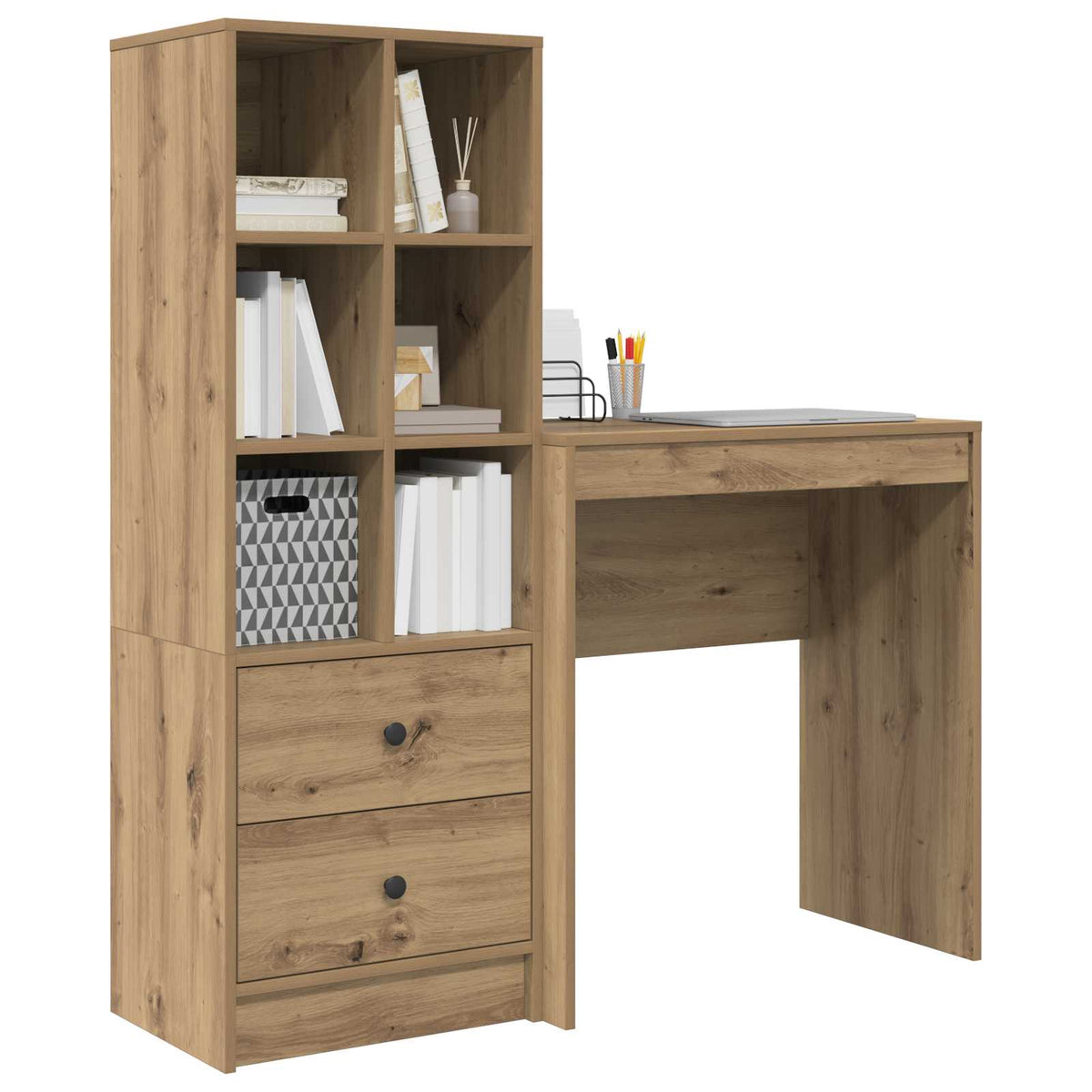 Bord Artisan Egetræ 115,5 x 40 x 127 cm 2 stk.