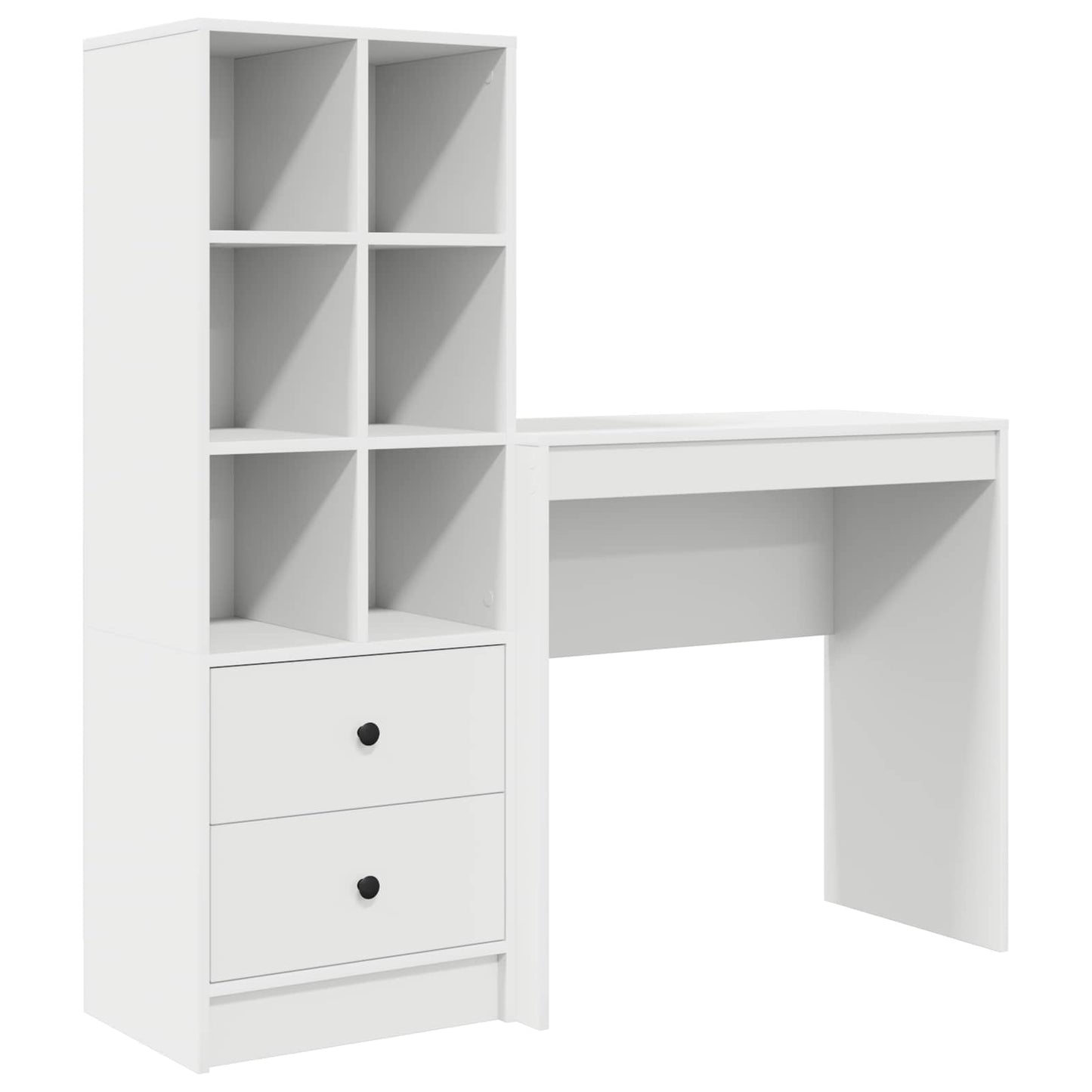 Bord Hvid 125,5 x 40 x 127 cm 2 stk.