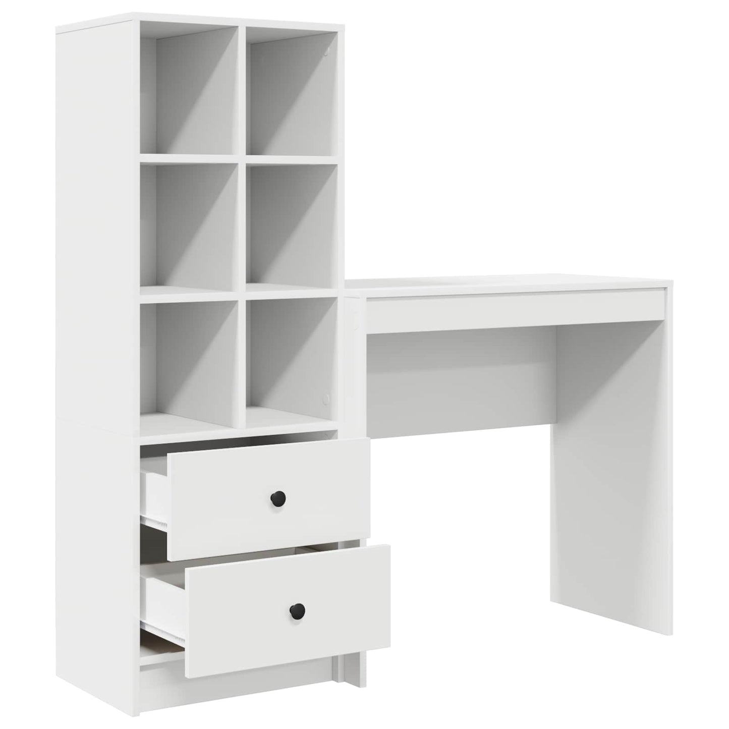 Bord Hvid 125,5 x 40 x 127 cm 2 stk.