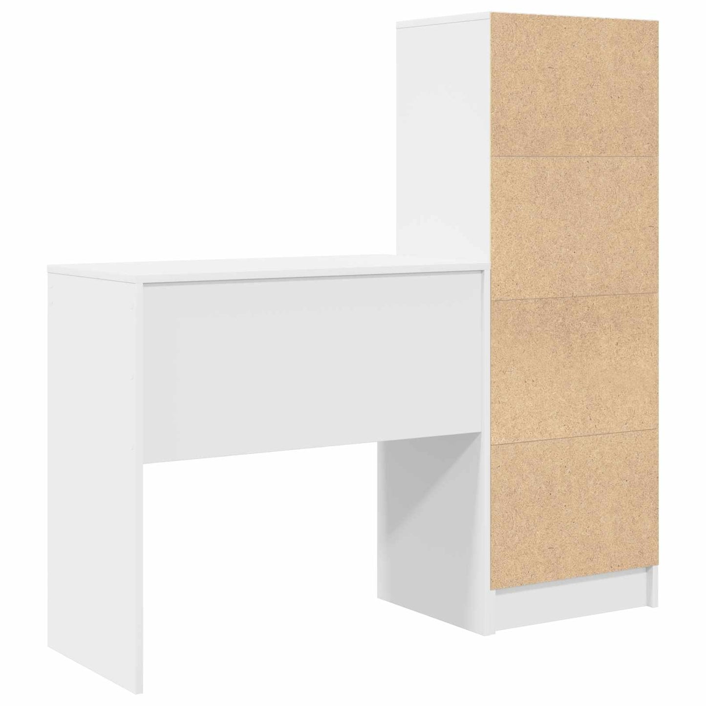 Bord Hvid 125,5 x 40 x 127 cm 2 stk.