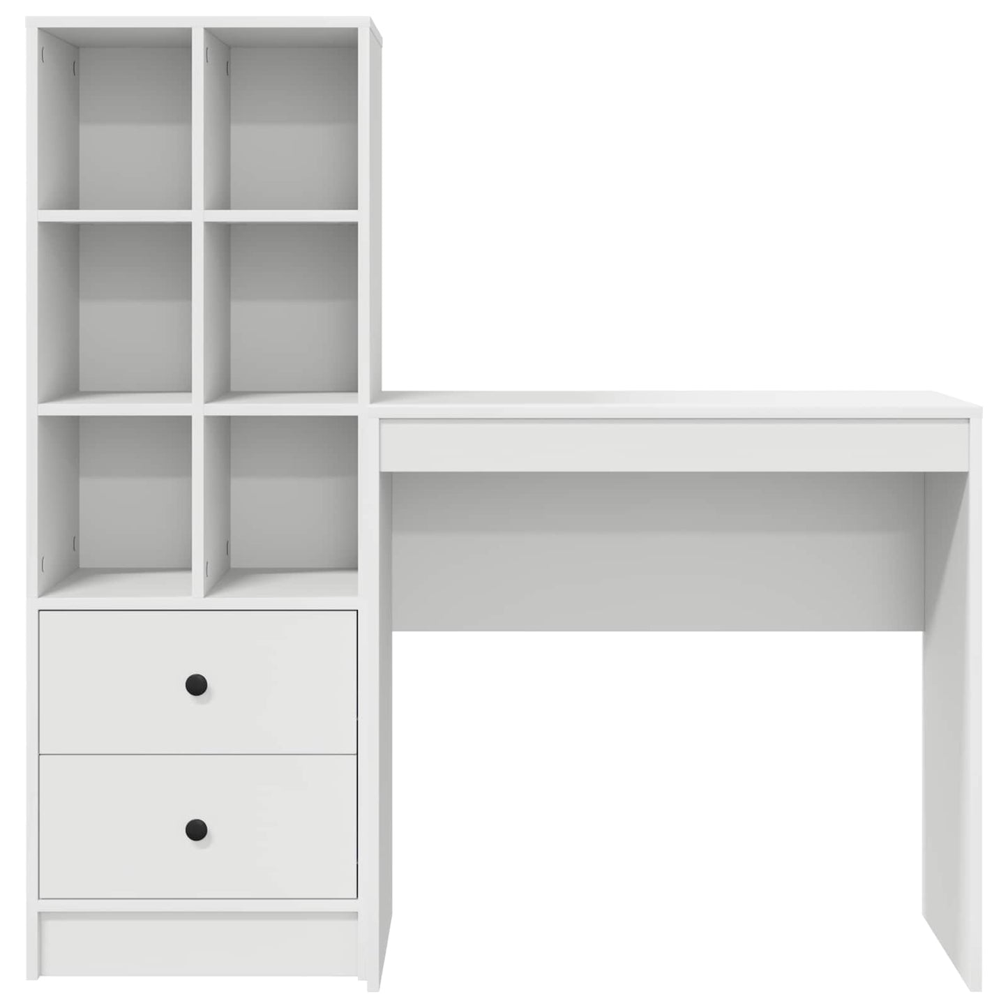 Bord Hvid 125,5 x 40 x 127 cm 2 stk.