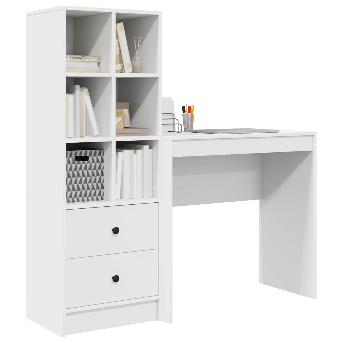 Bord Hvid 125,5 x 40 x 127 cm 2 stk.