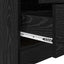Bord Sort eg 125,5 x 40 x 127 cm 2 stk.