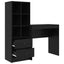 Bord Sort eg 125,5 x 40 x 127 cm 2 stk.