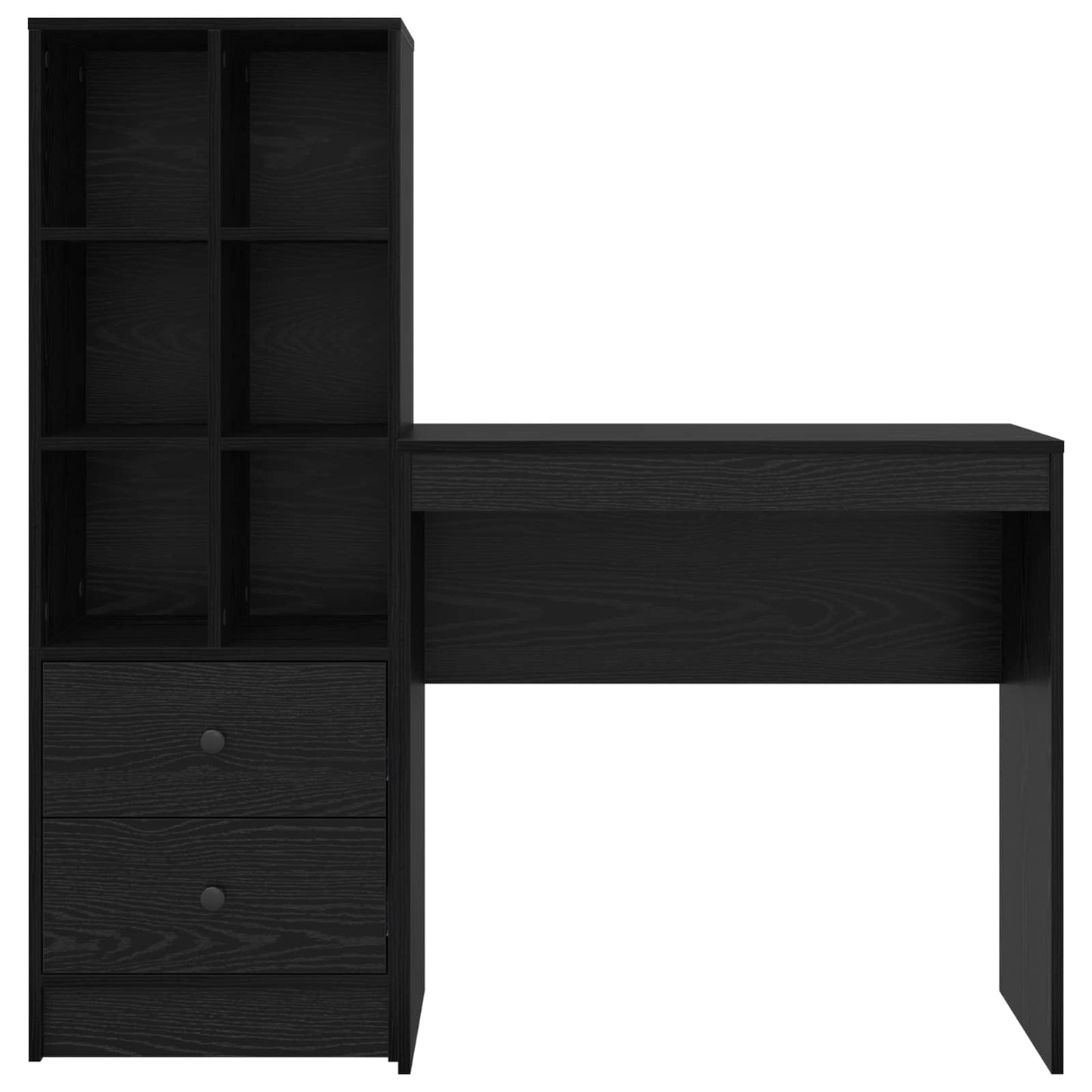 Bord Sort eg 125,5 x 40 x 127 cm 2 stk.