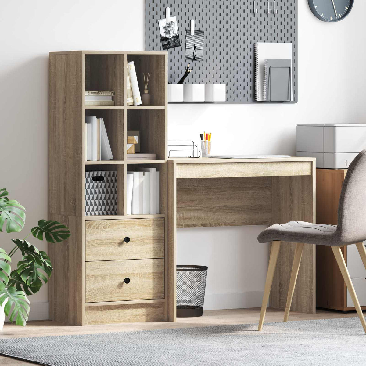 Bord Sonoma eg 125,5 x 40 x 127 cm 2 stk.
