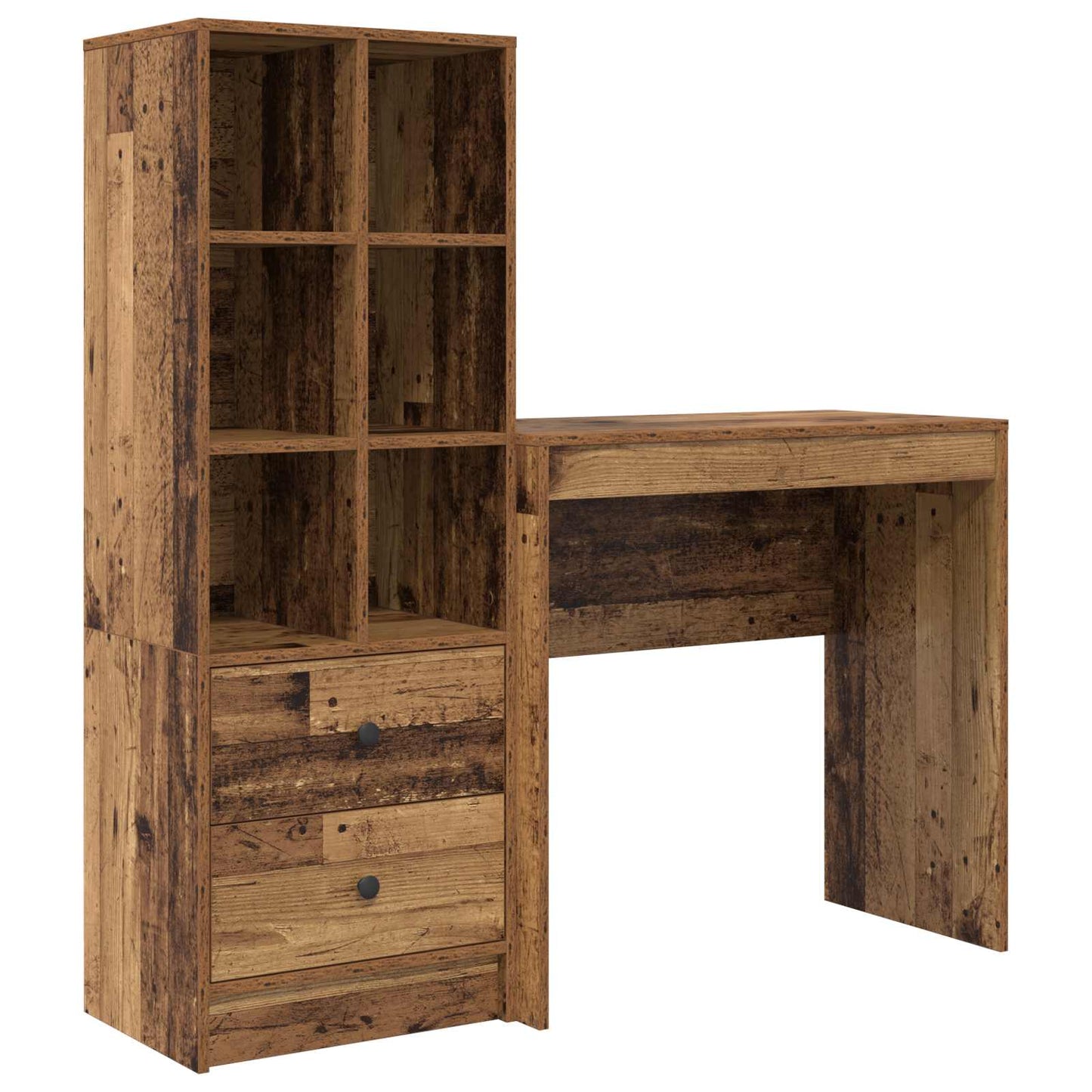 Bord Gammelt træ 125,5 x 40 x 127 cm 2 stk.