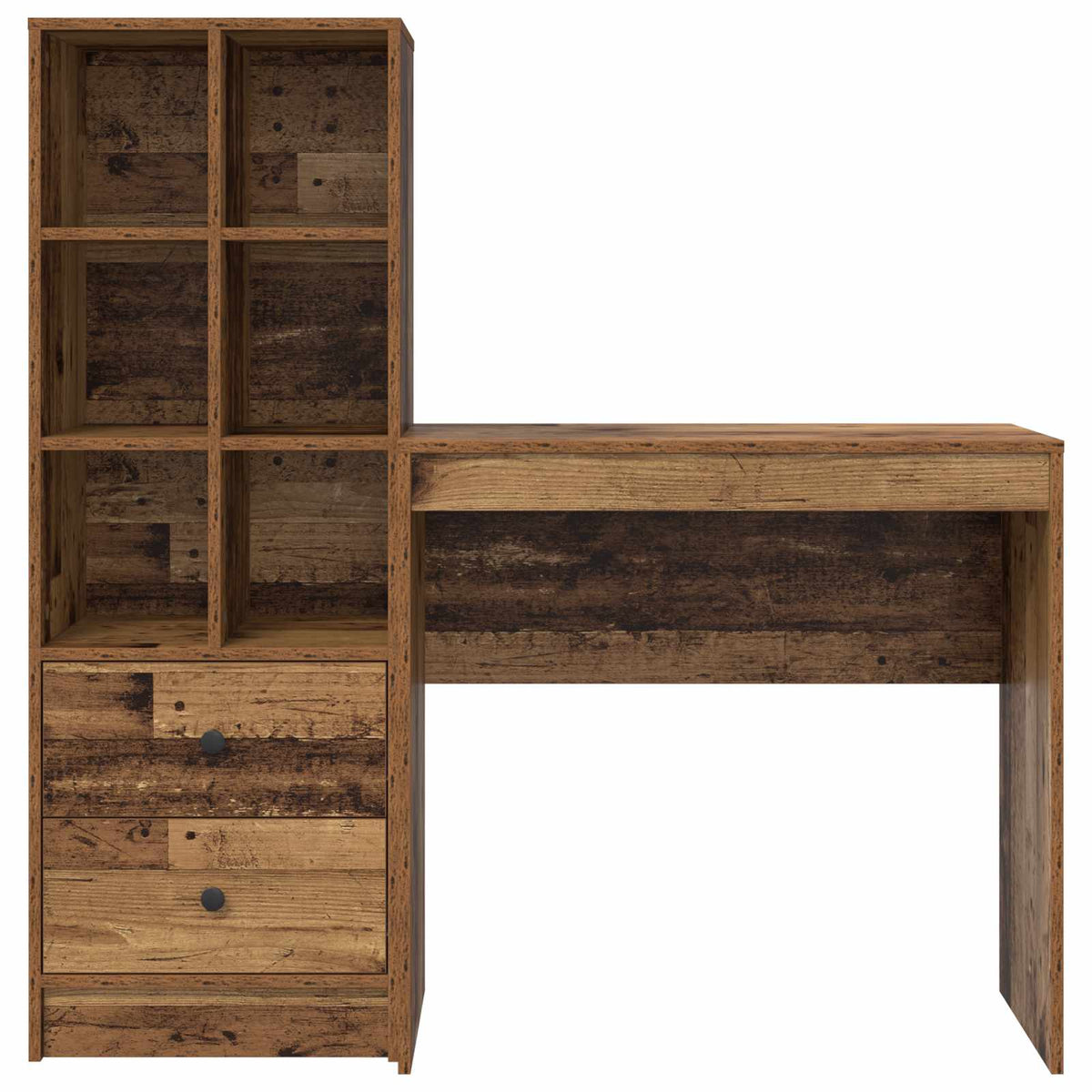 Bord Gammelt træ 125,5 x 40 x 127 cm 2 stk.