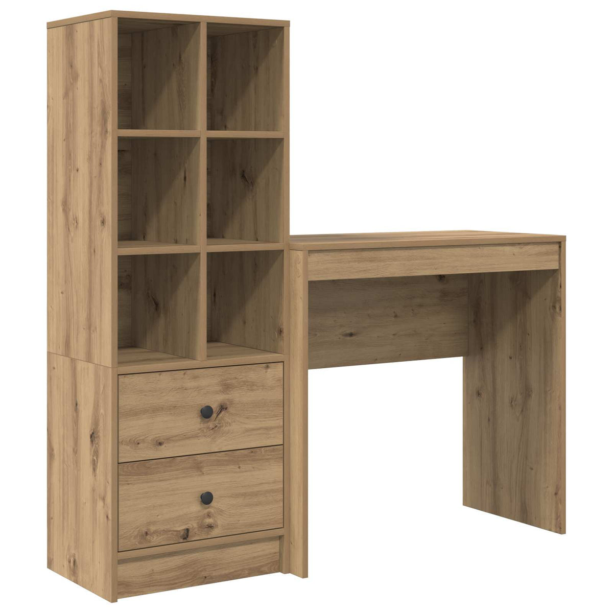Bord Artisan Egetræ 125,5 x 40 x 127 cm 2 stk.
