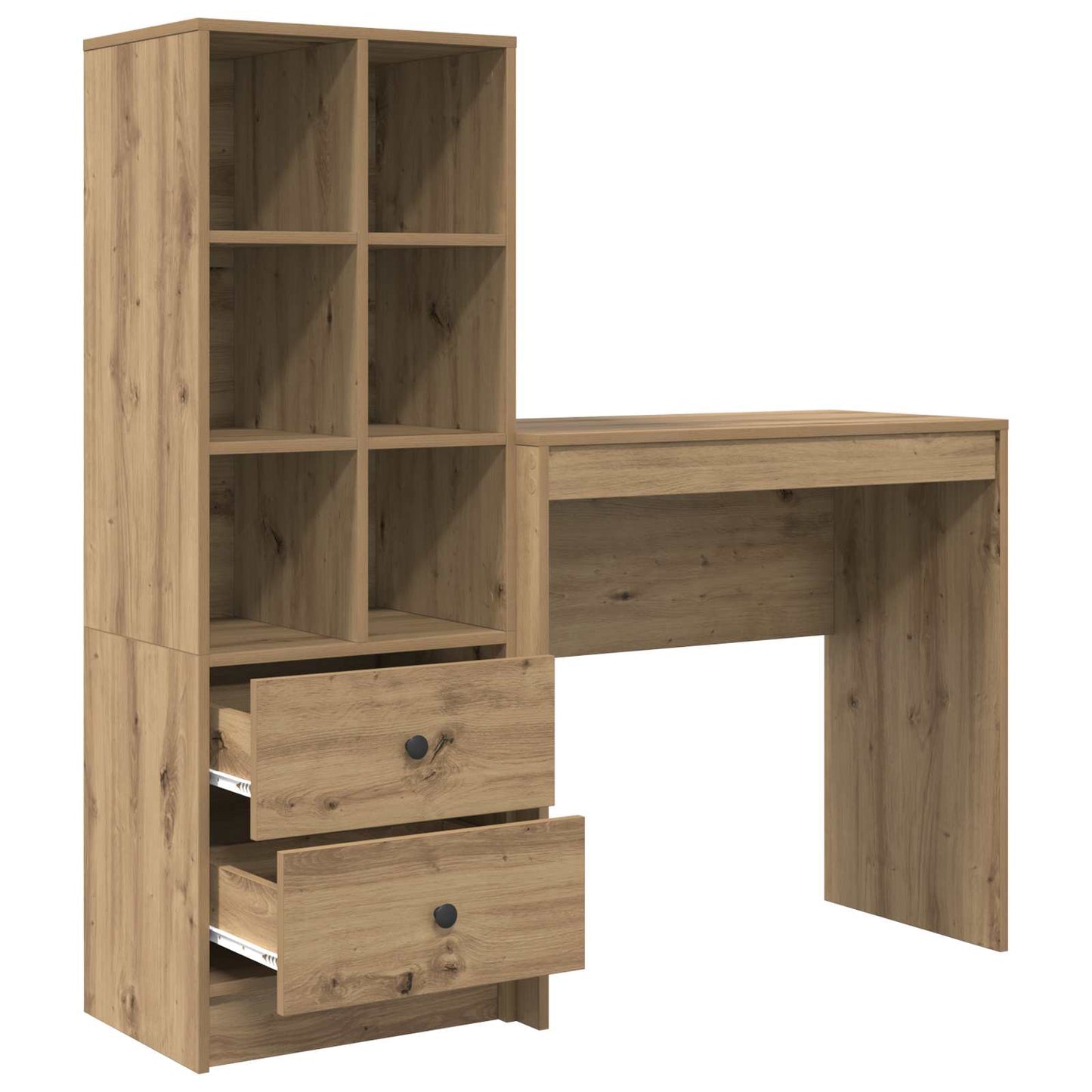 Bord Artisan Egetræ 125,5 x 40 x 127 cm 2 stk.