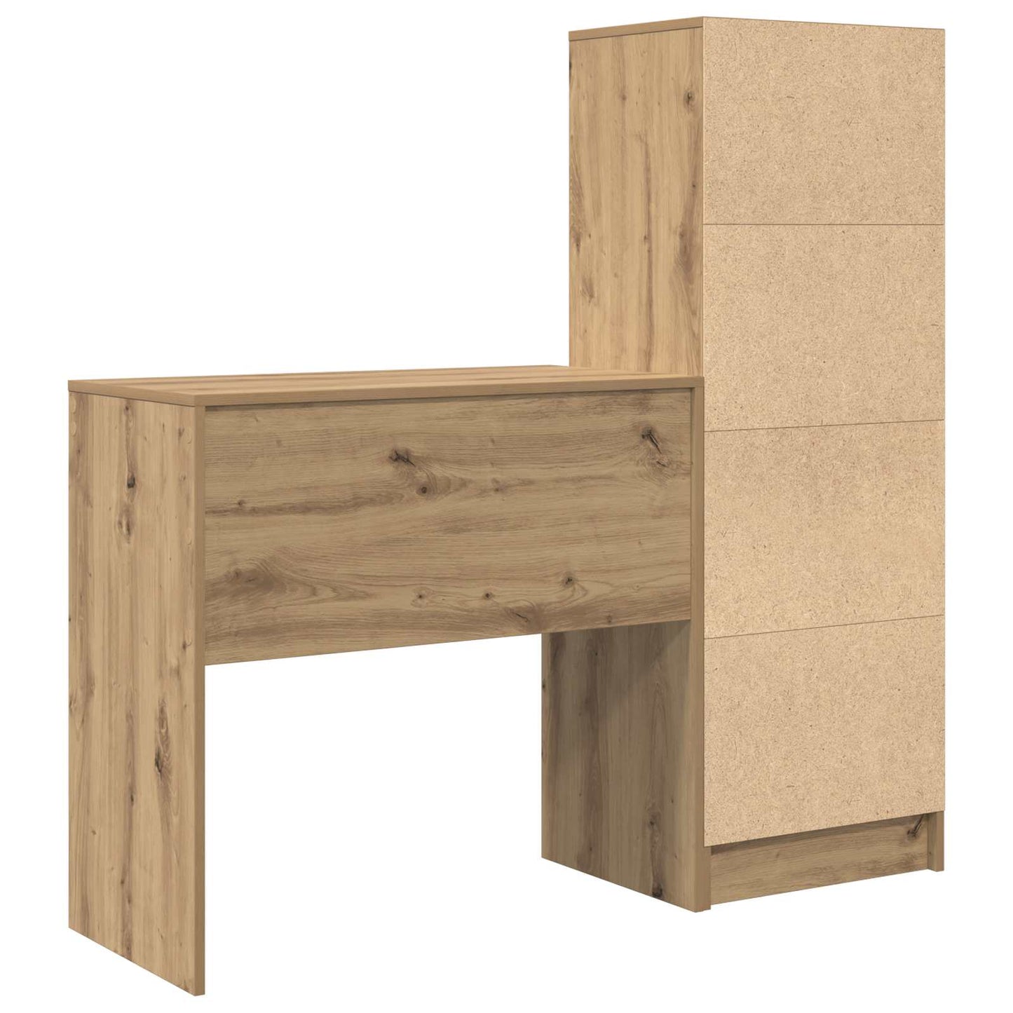 Bord Artisan Egetræ 125,5 x 40 x 127 cm 2 stk.