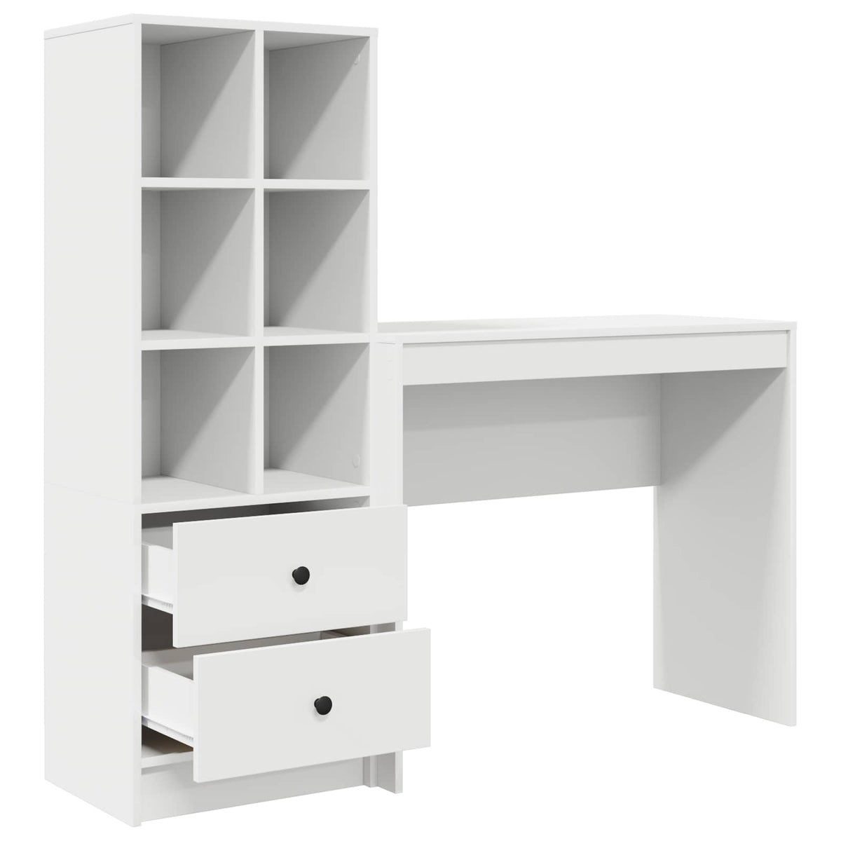 Bord Hvid 135,5 x 40 x 127 cm 2 stk.