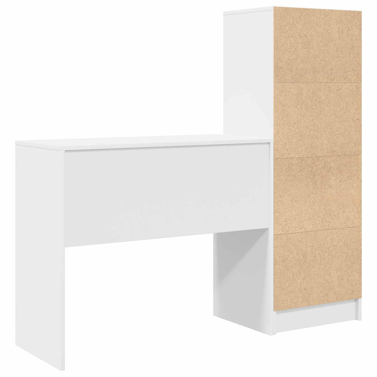 Bord Hvid 135,5 x 40 x 127 cm 2 stk.
