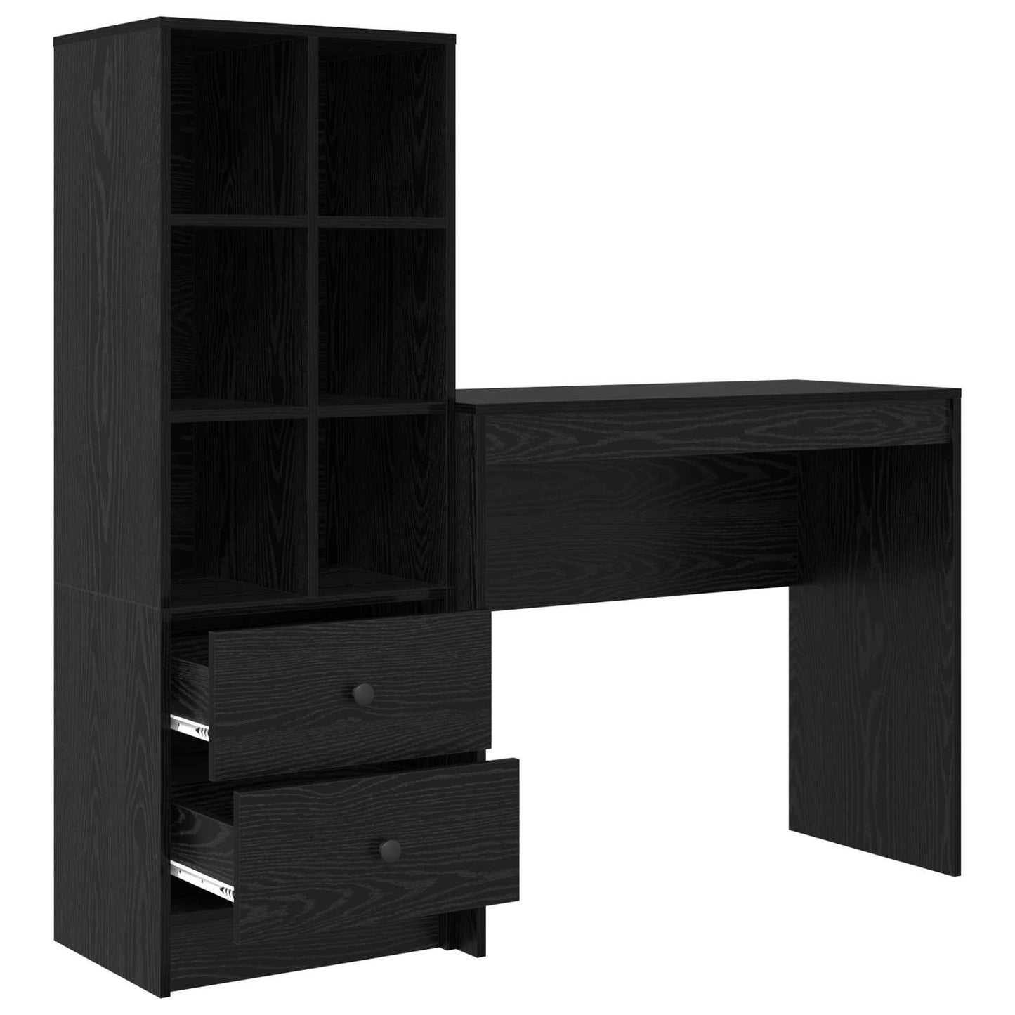 Bord Sort eg 135,5 x 40 x 127 cm 2 stk.
