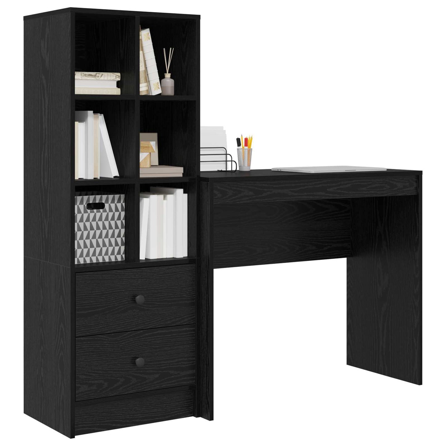 Bord Sort eg 135,5 x 40 x 127 cm 2 stk.