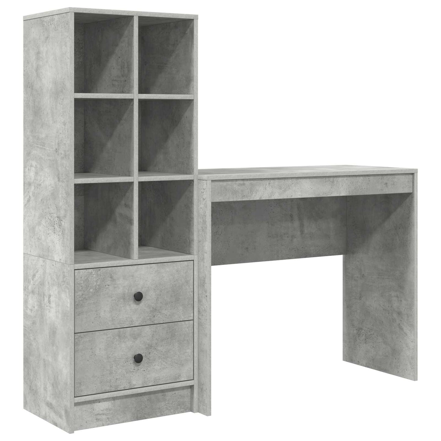 Bord Beton Grå 135,5 x 40 x 127 cm 2 stk.