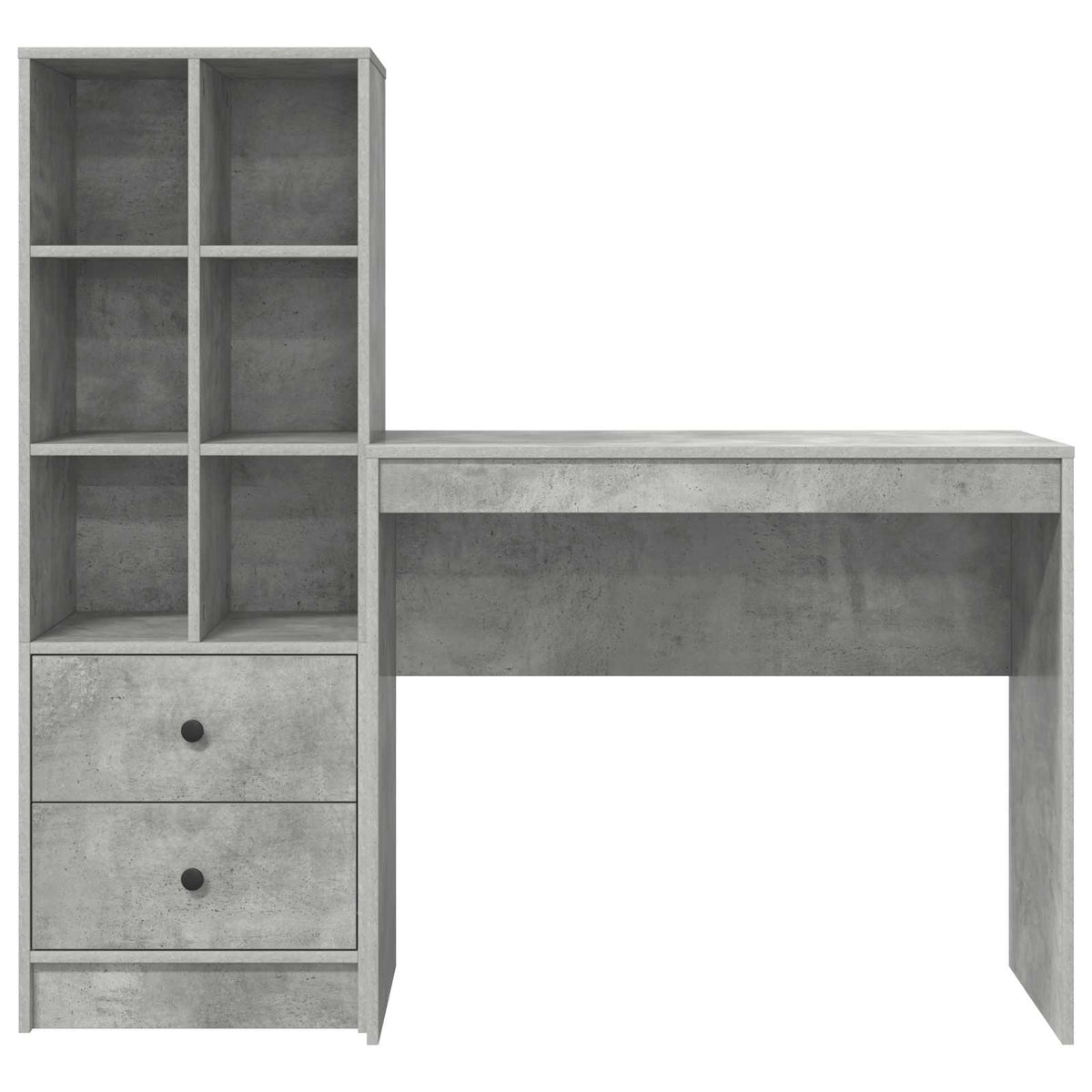Bord Beton Grå 135,5 x 40 x 127 cm 2 stk.