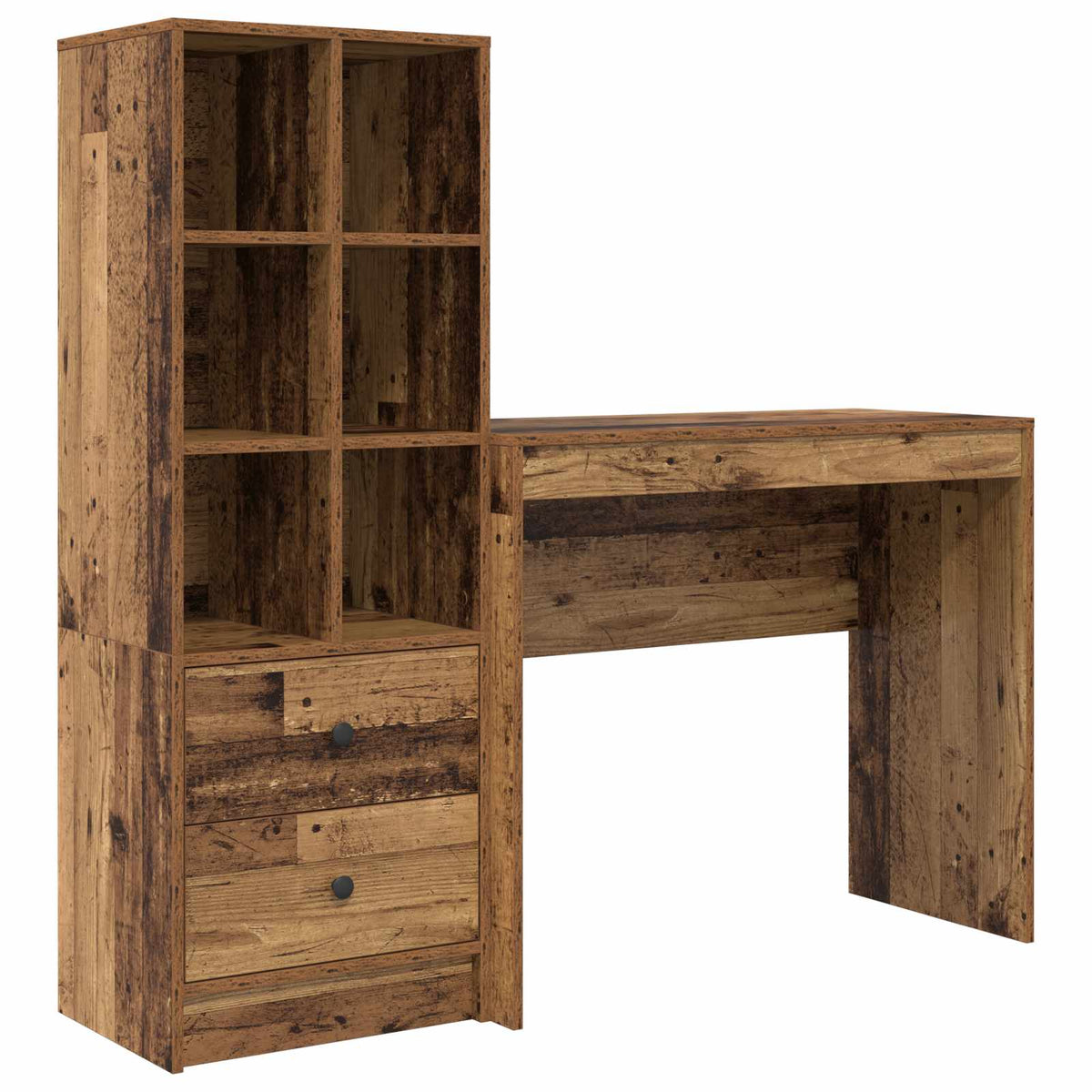 Bord Gammelt træ 135,5 x 40 x 127 cm 2 stk.