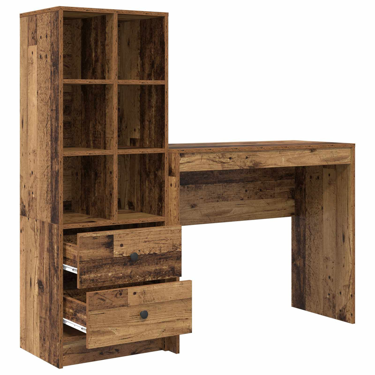 Bord Gammelt træ 135,5 x 40 x 127 cm 2 stk.