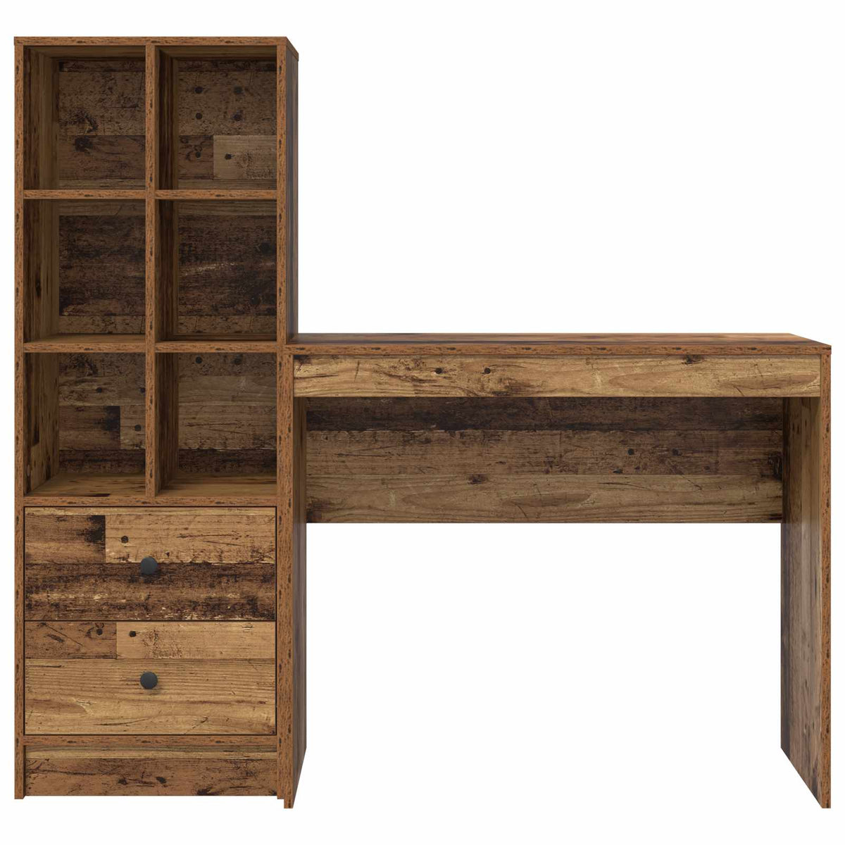 Bord Gammelt træ 135,5 x 40 x 127 cm 2 stk.