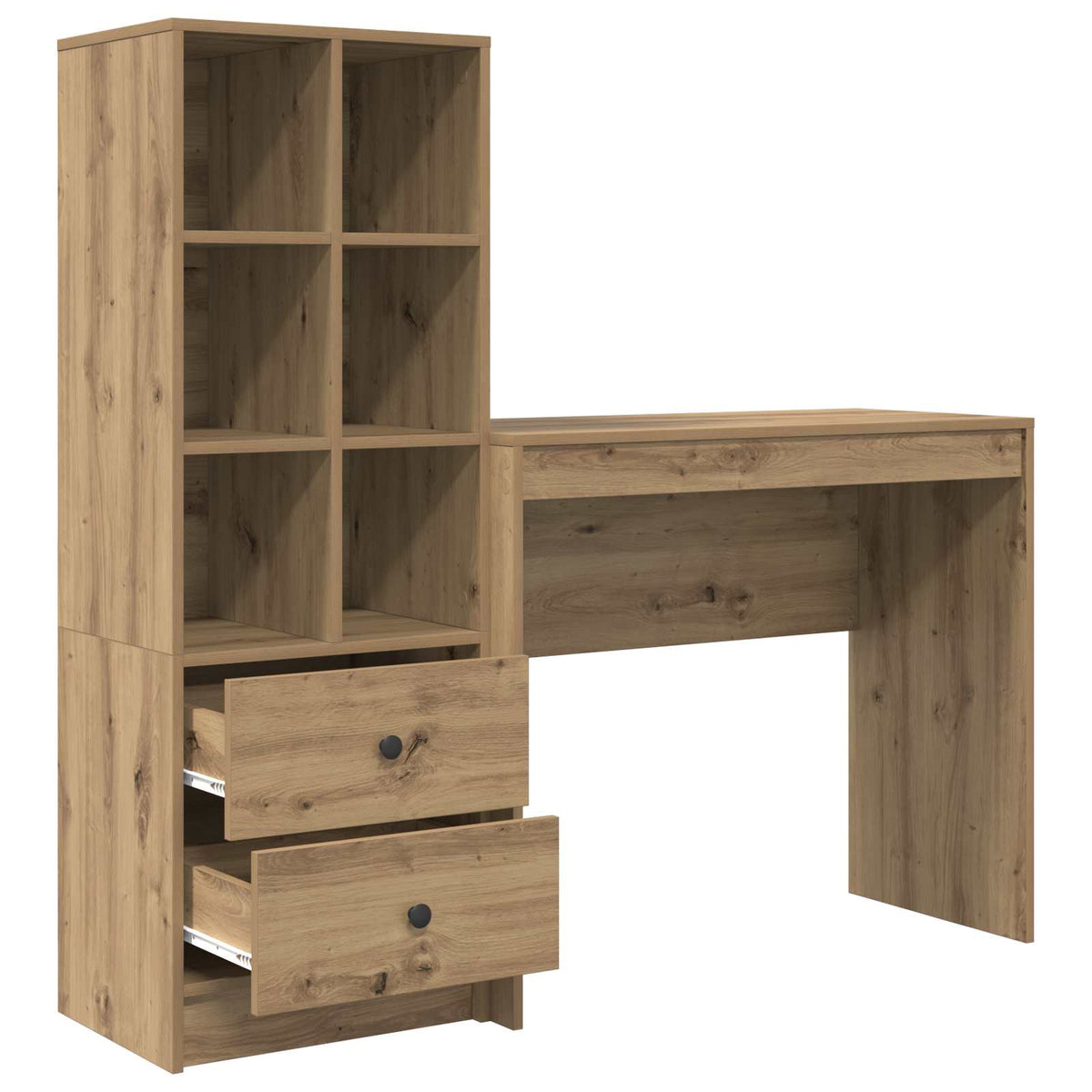 Bord Artisan Egetræ 135,5 x 40 x 127 cm 2 stk.