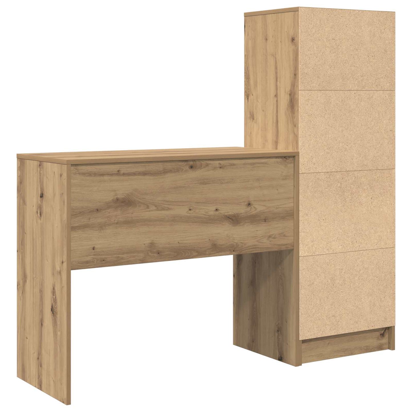 Bord Artisan Egetræ 135,5 x 40 x 127 cm 2 stk.