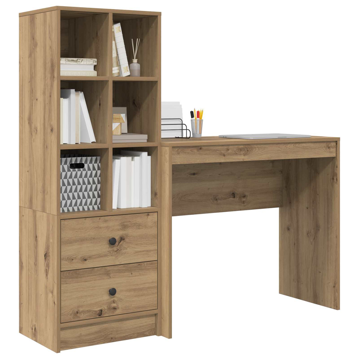 Bord Artisan Egetræ 135,5 x 40 x 127 cm 2 stk.