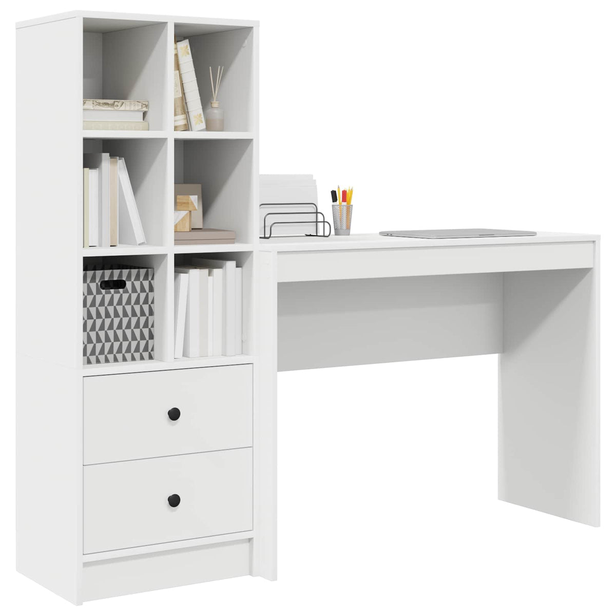 Bord Hvid 145,5 x 40 x 127 cm 2 stk.