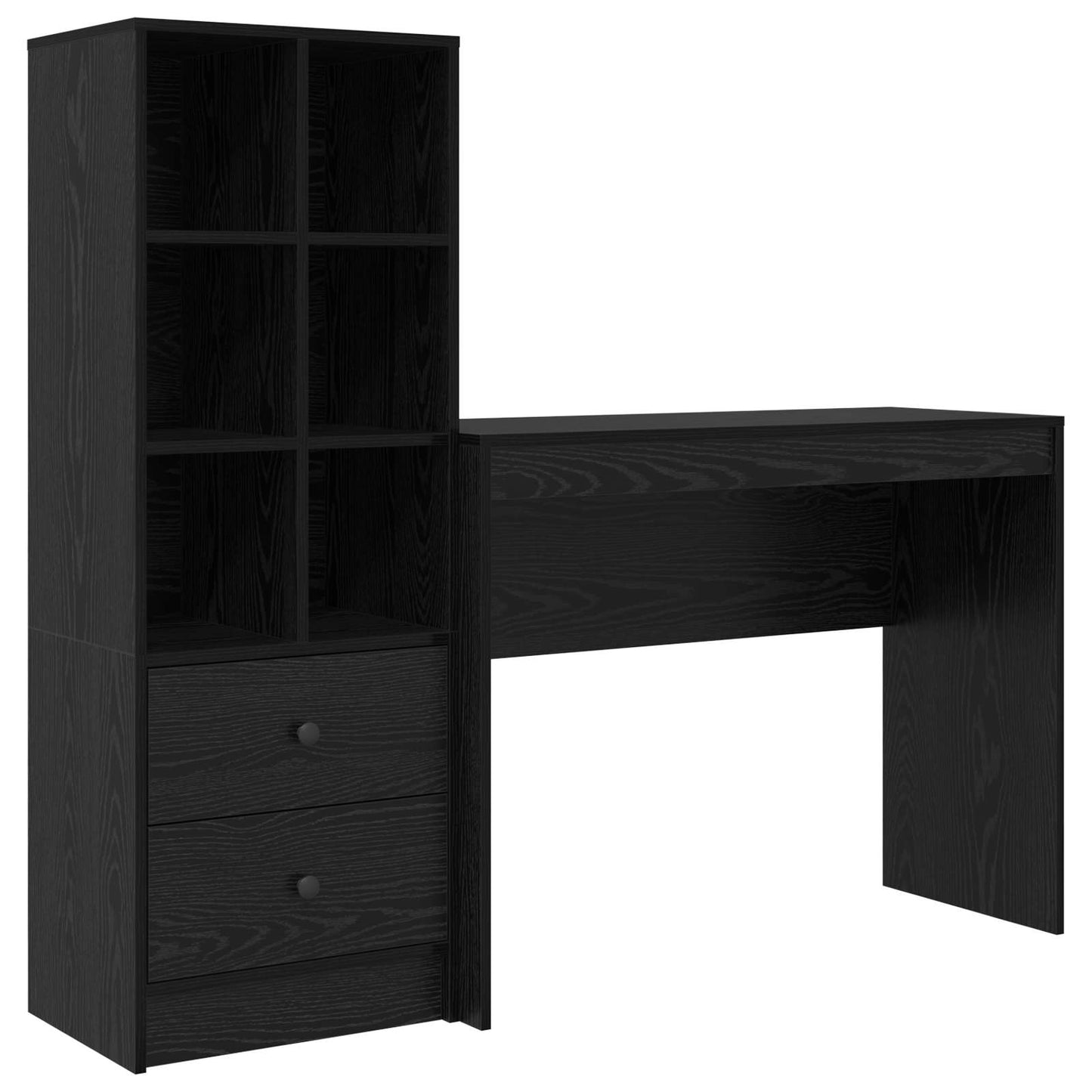 Bord Sort eg 145,5 x 40 x 127 cm 2 stk.