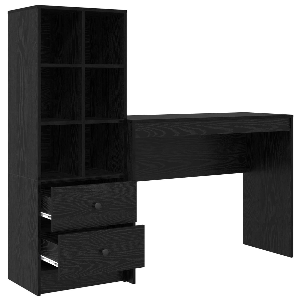 Bord Sort eg 145,5 x 40 x 127 cm 2 stk.