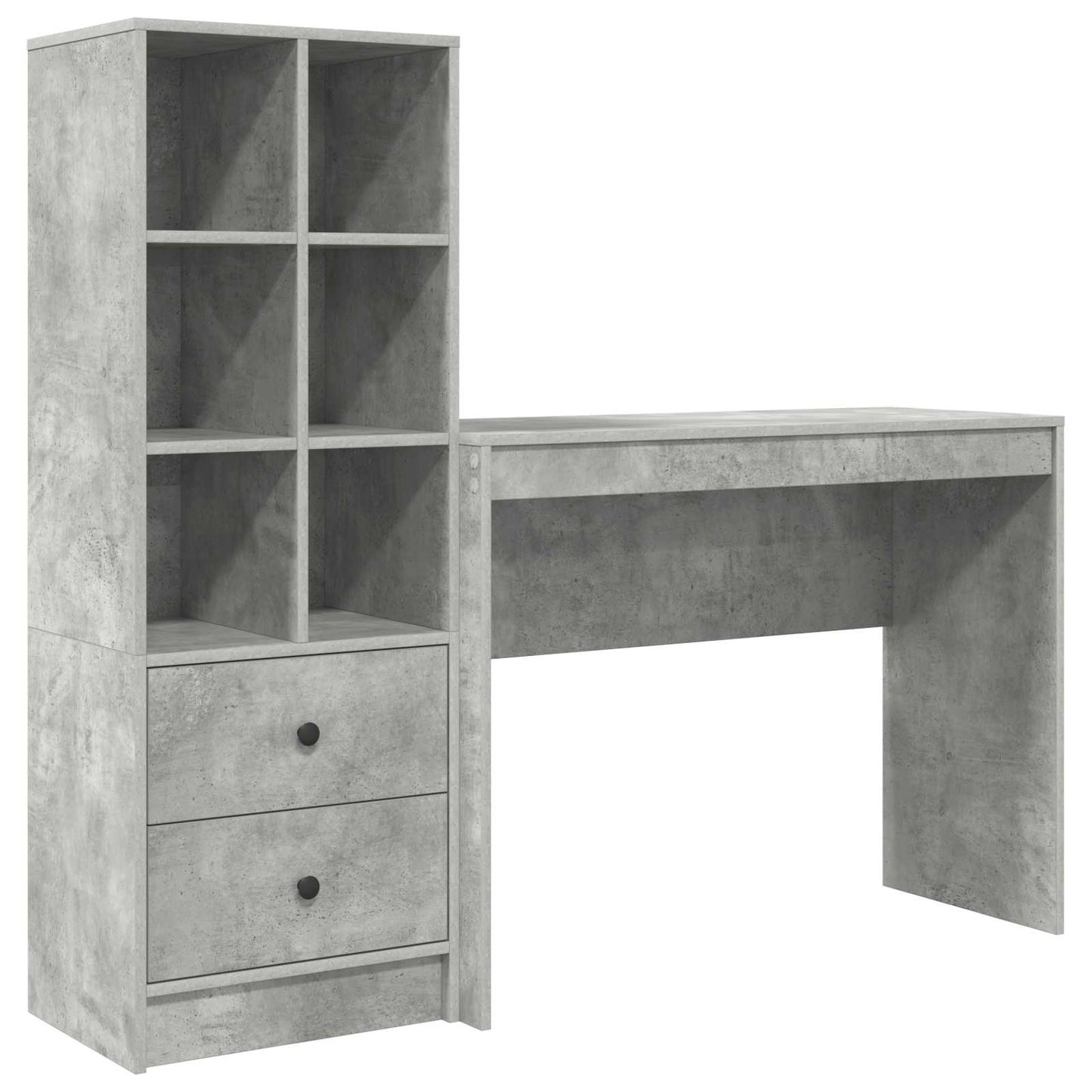 Bord Beton Grå 145,5 x 40 x 127 cm 2 stk.