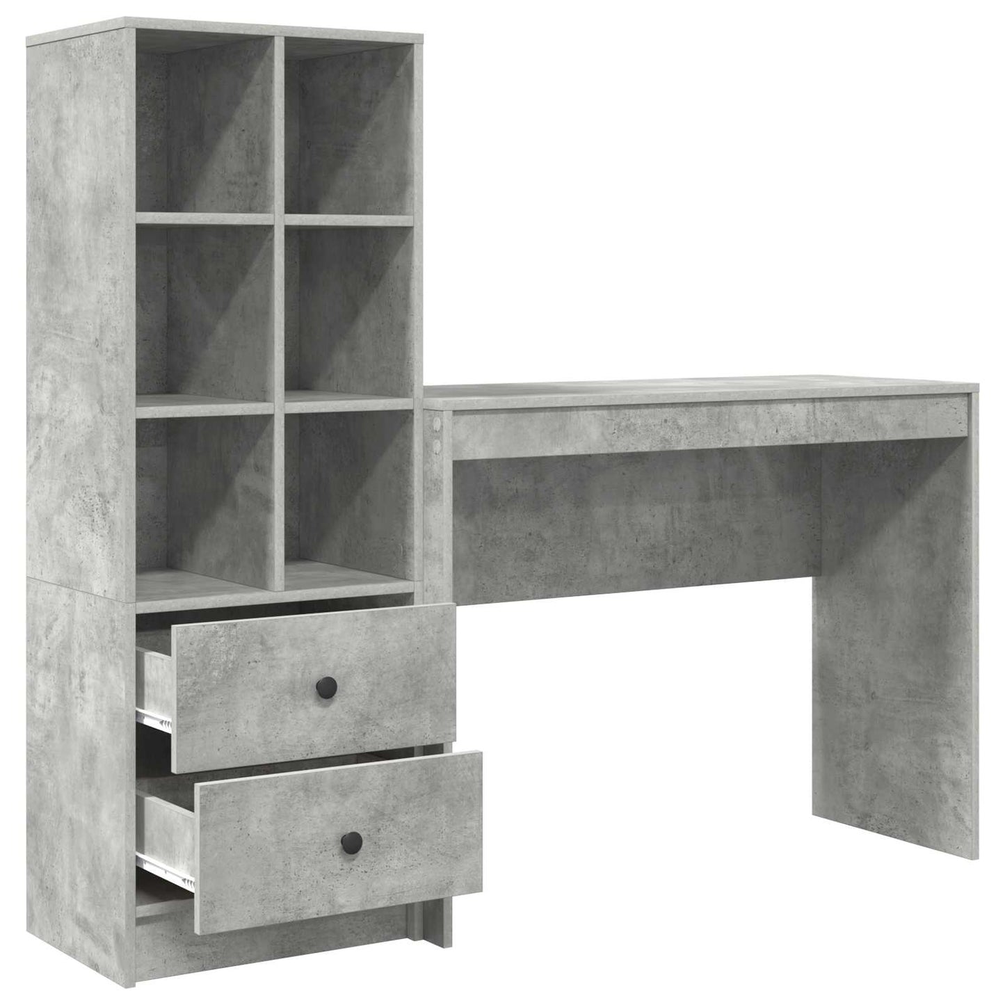Bord Beton Grå 145,5 x 40 x 127 cm 2 stk.