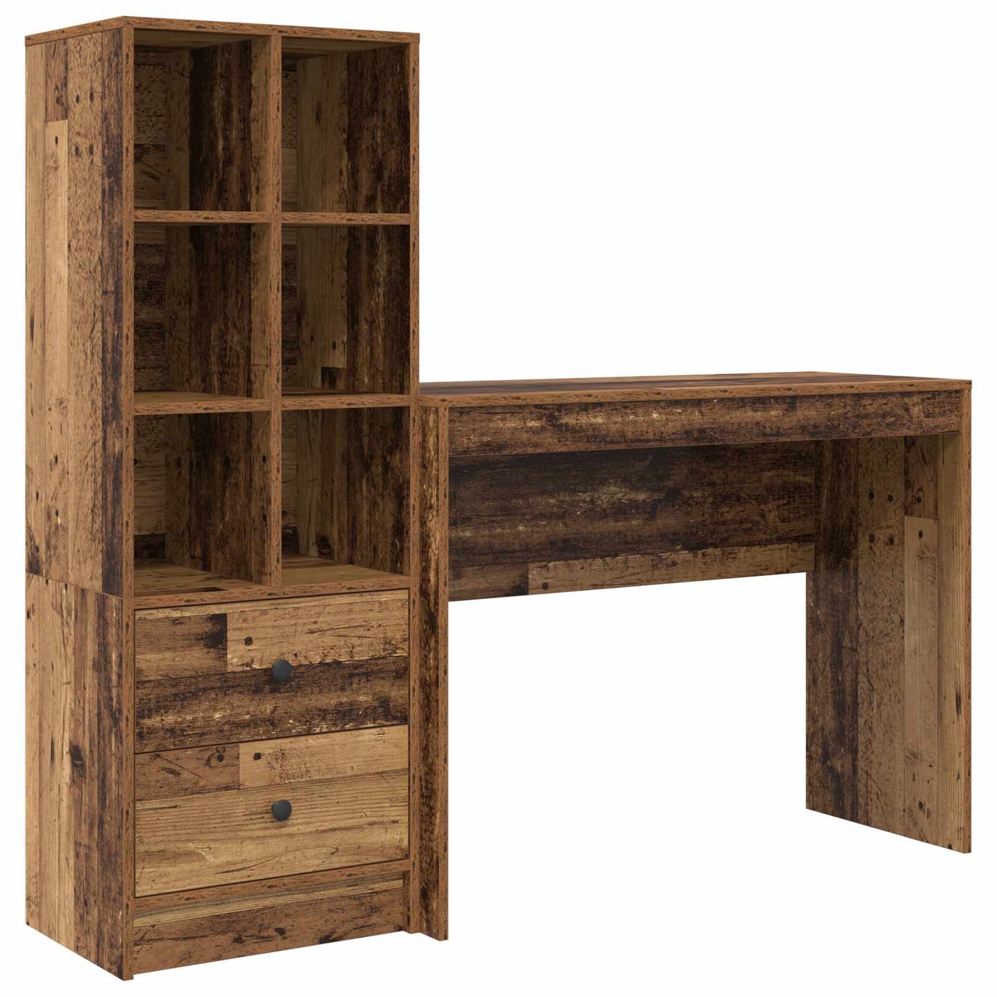 Bord Gammelt træ 145,5 x 40 x 127 cm 2 stk.